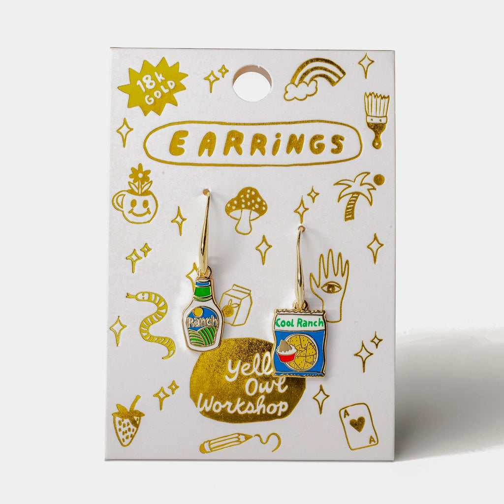 Cool Ranch Dressing Earrings