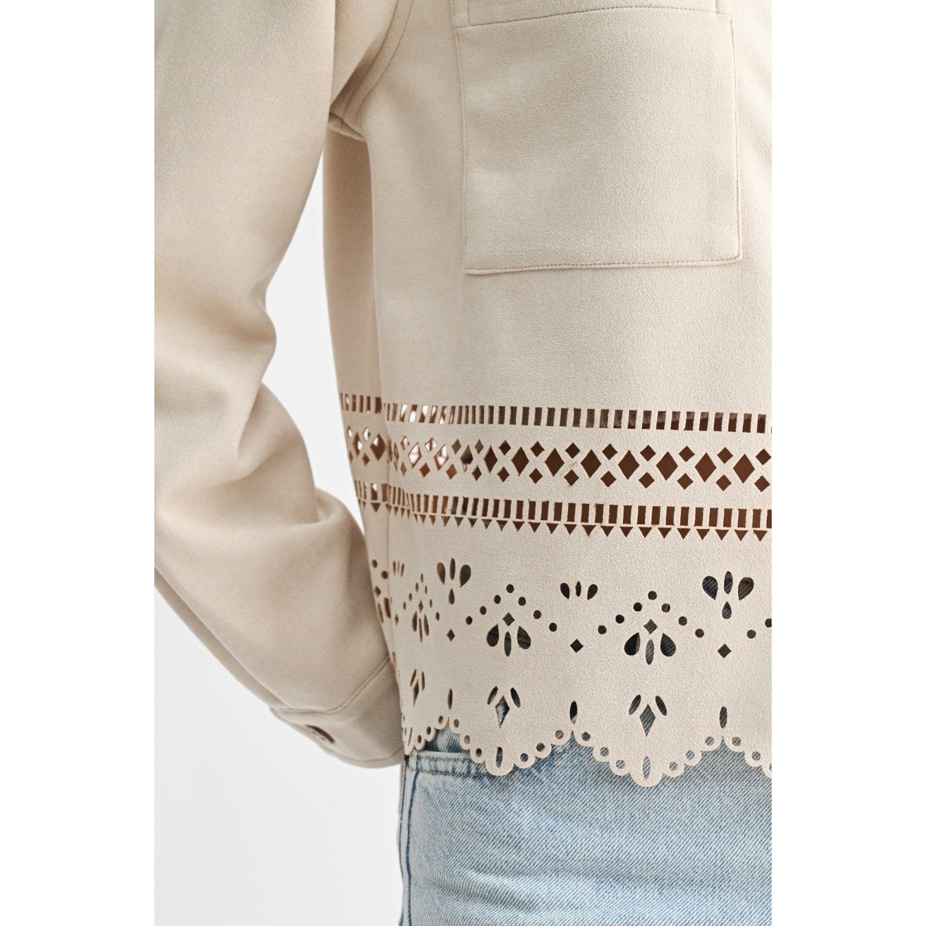Lasercut Button-up Jacket