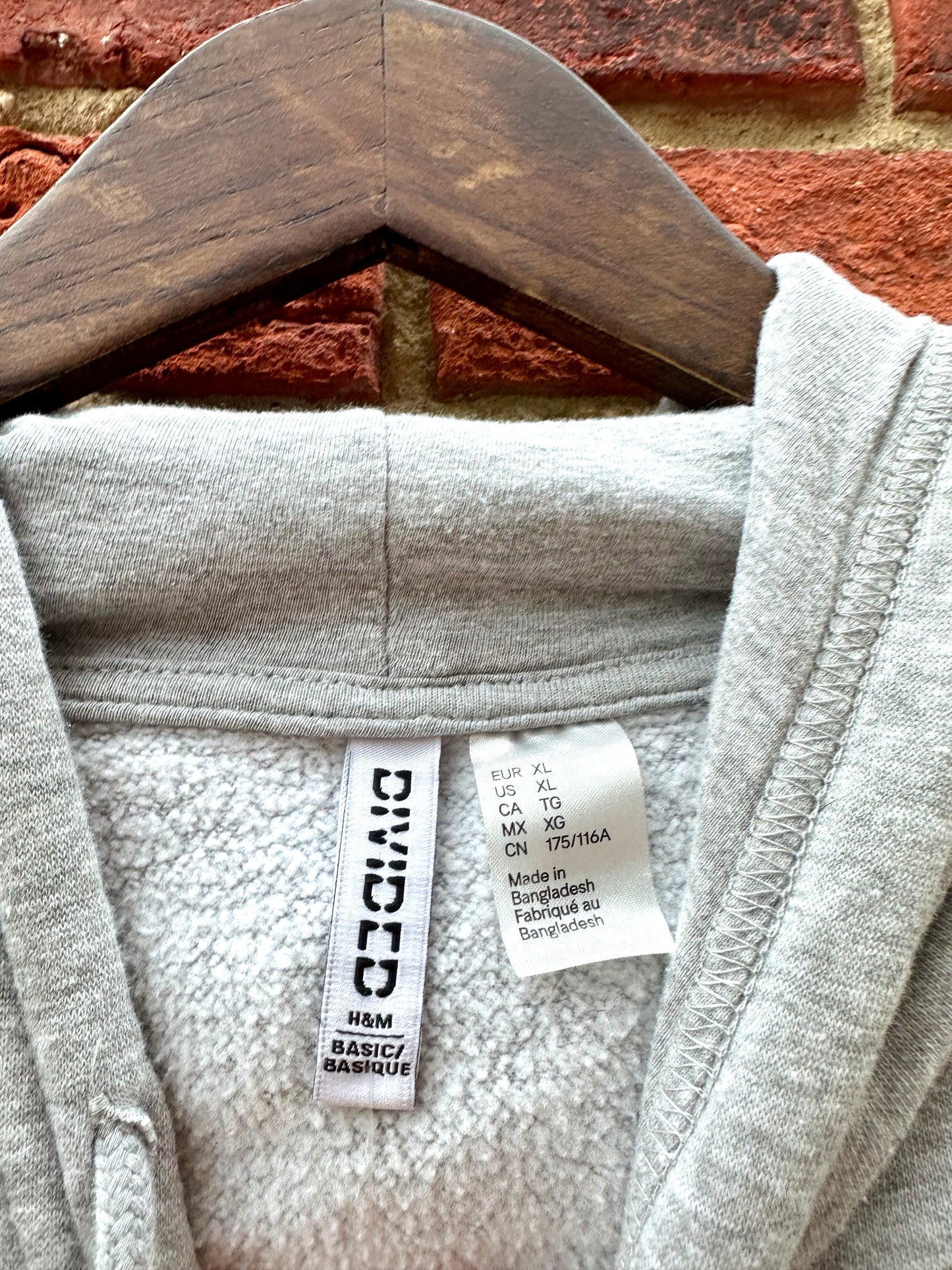 Blue Ctown Sleeve Grey Hoodie