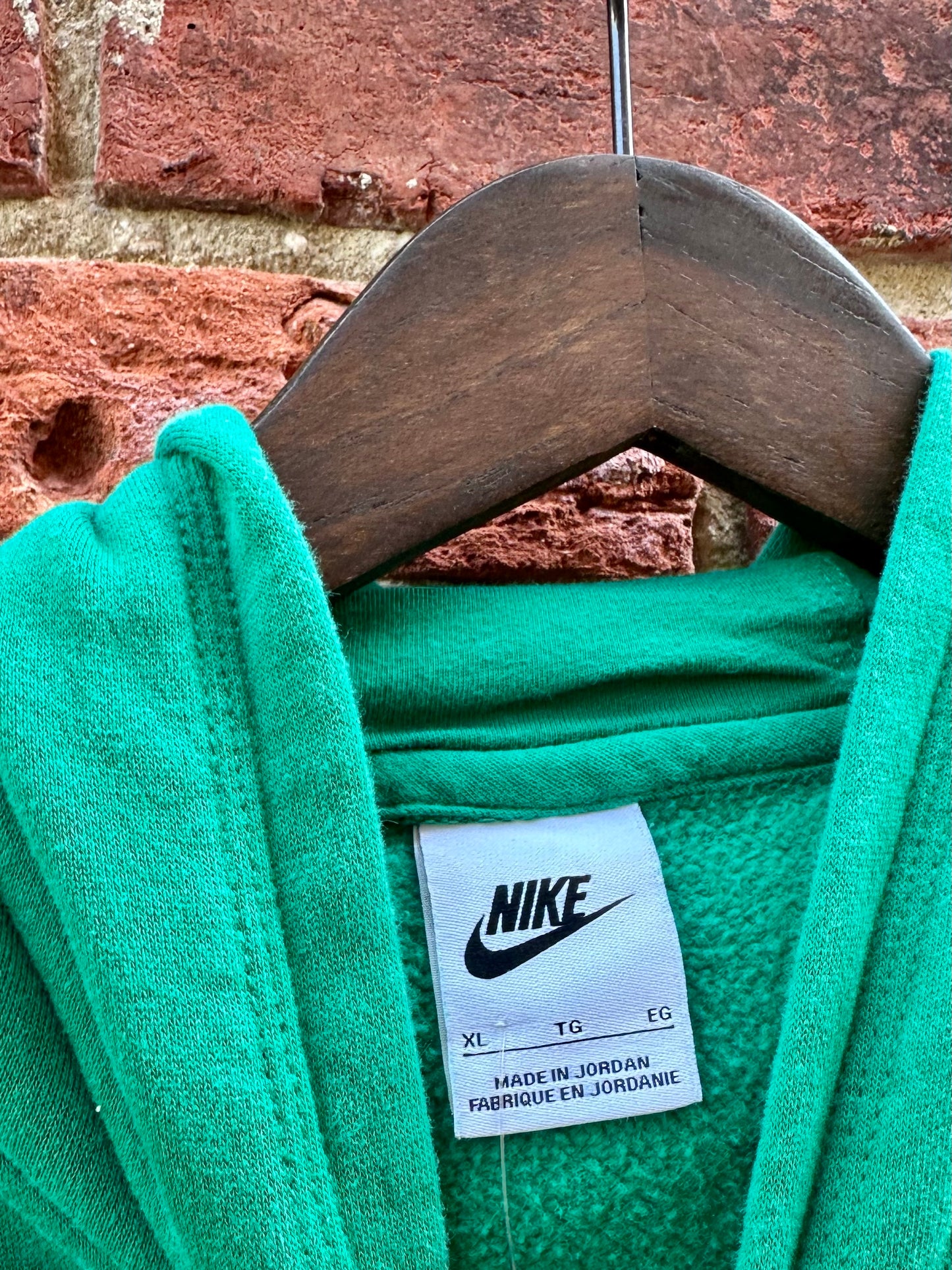 Thrifted Kids Nike Emerald Green Hoodie