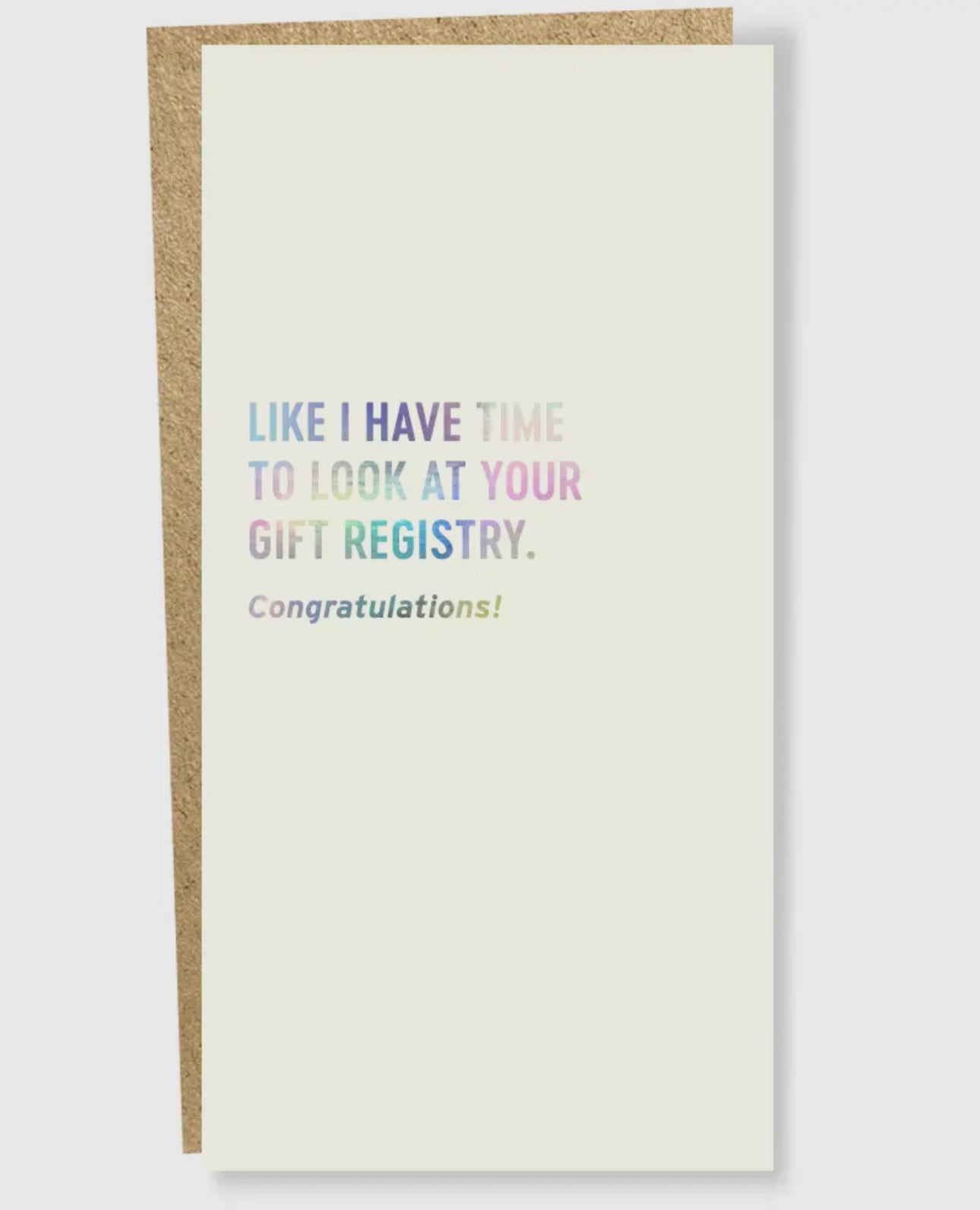 Gift Registry Cash Card