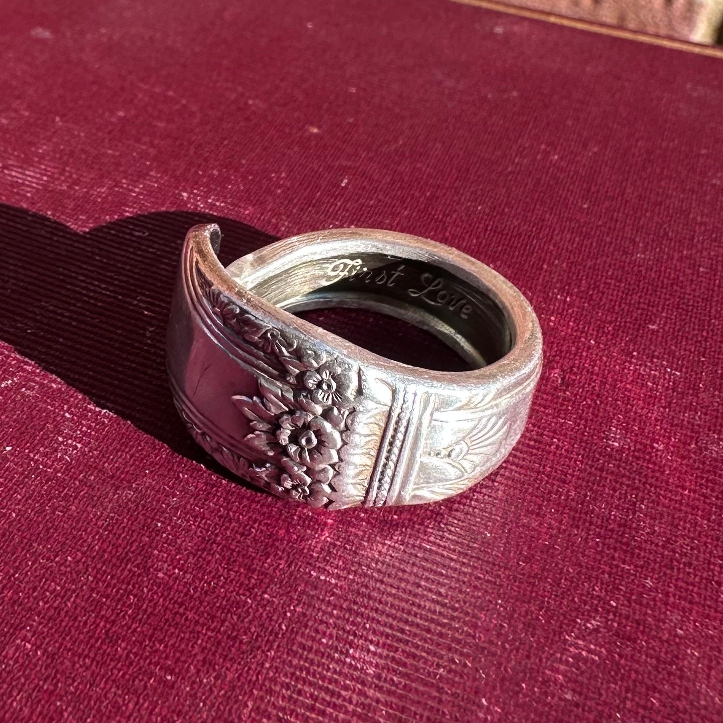 Deco Floral Spoon Ring (first love)