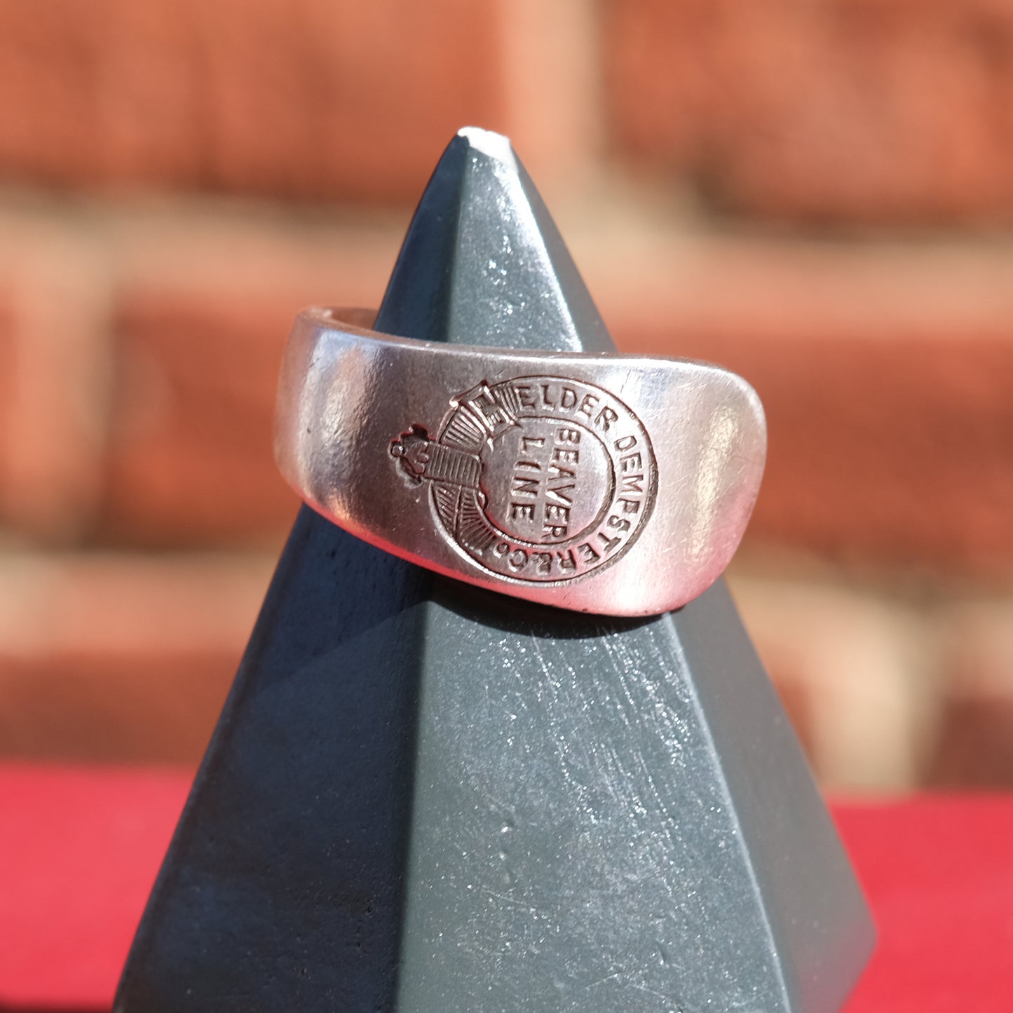 Beaver Line Souvenir Spoon Ring