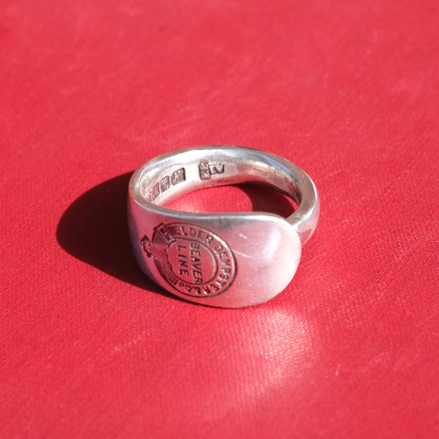 Beaver Line Souvenir Spoon Ring