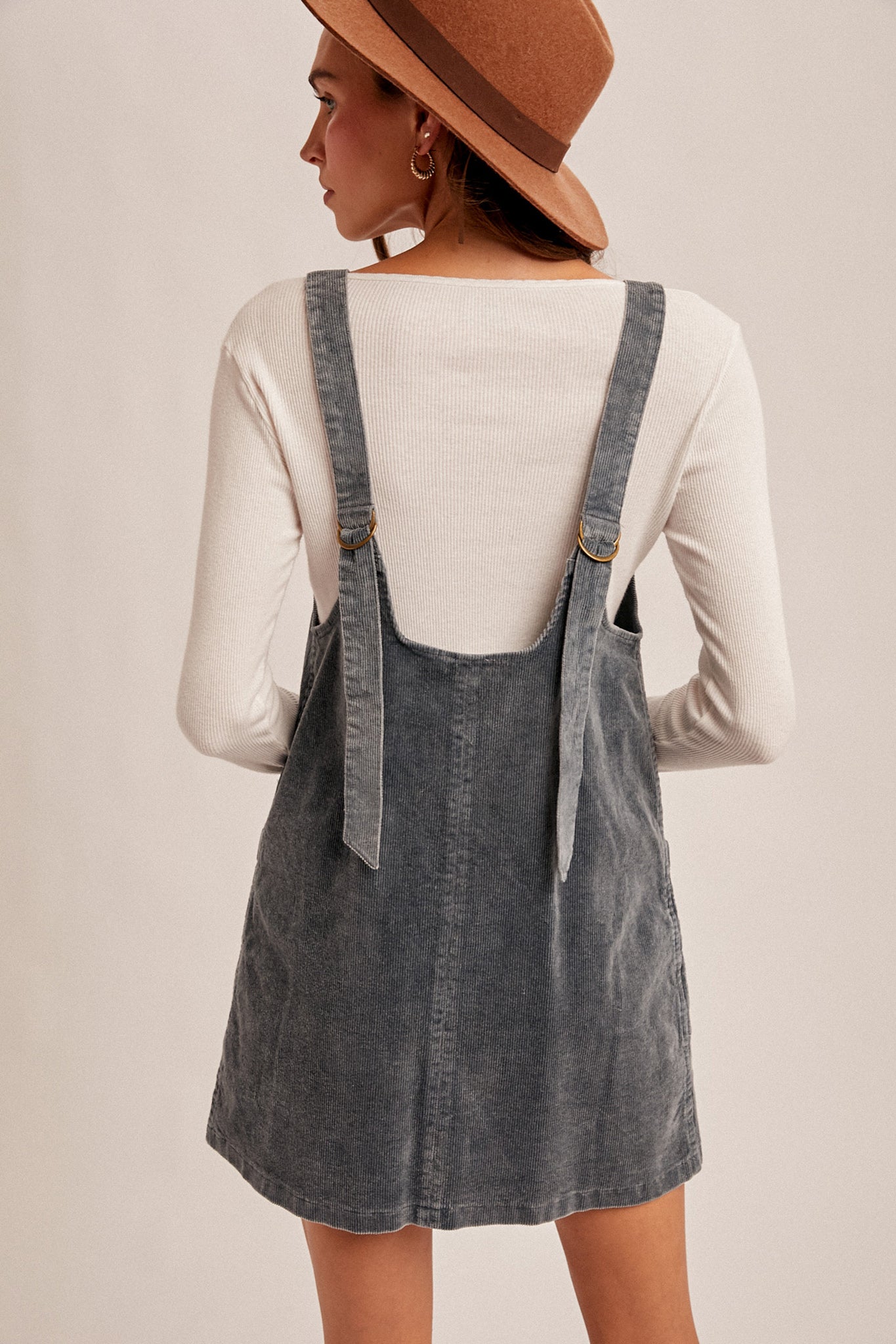 Corduroy Overall Dress