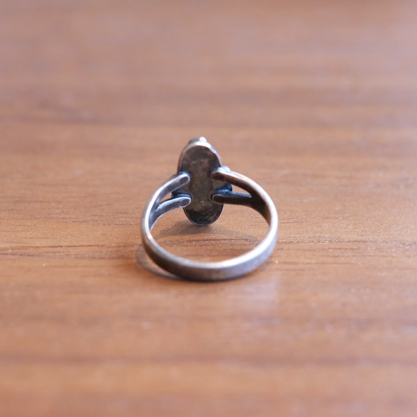 Dark Turquoise Oblong Ring