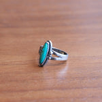 Load image into Gallery viewer, Dark Turquoise Oblong Ring
