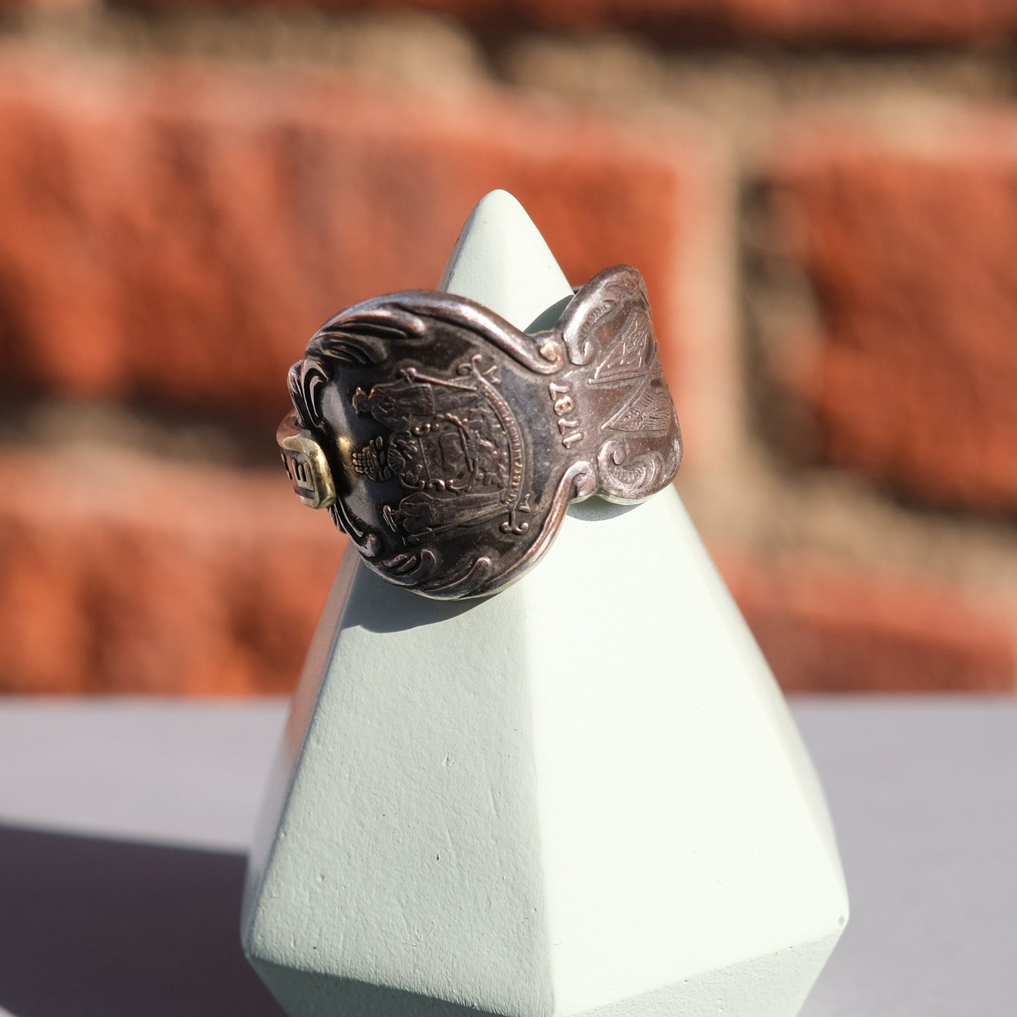 Delaware 1787 Souvenir Spoon Ring