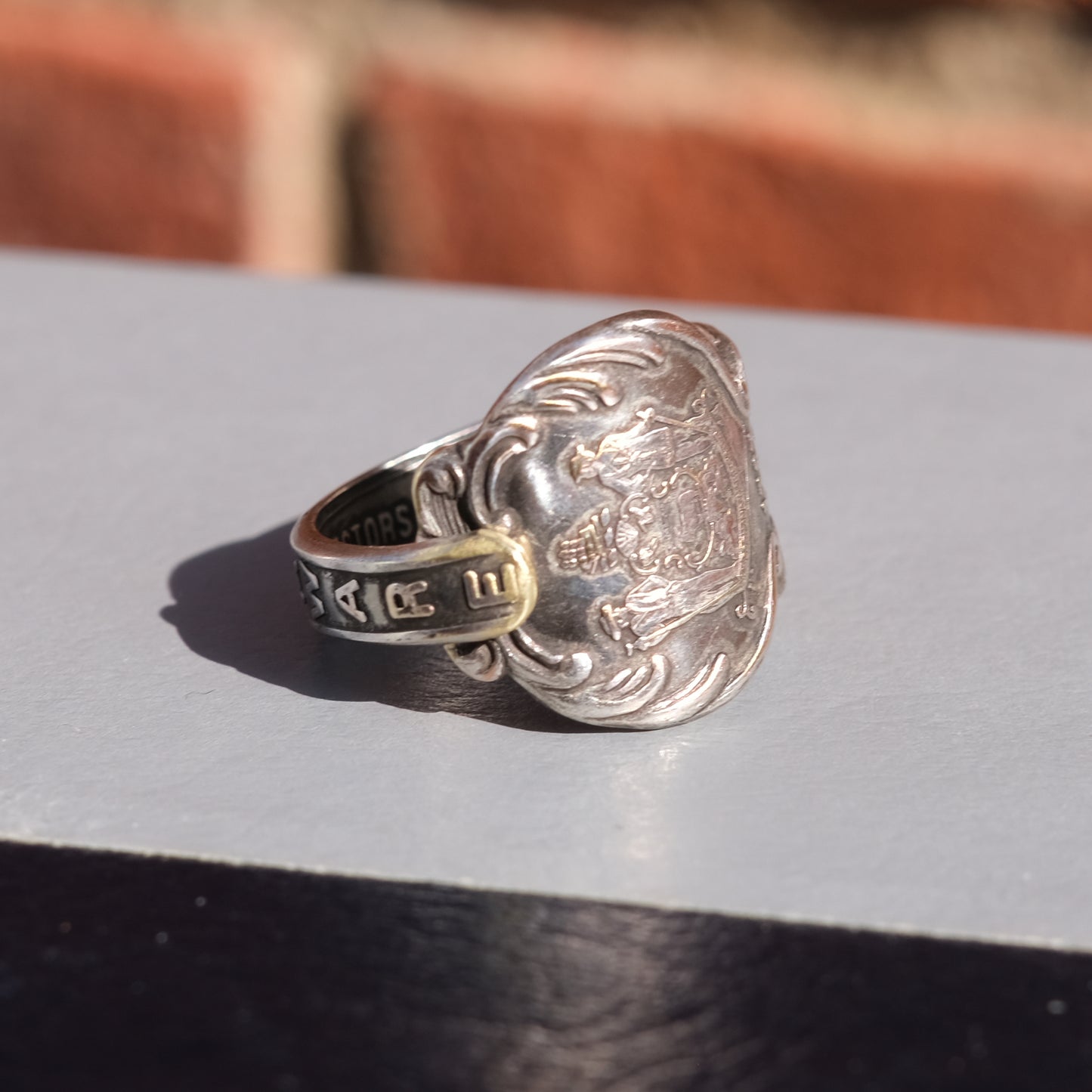 Delaware 1787 Souvenir Spoon Ring