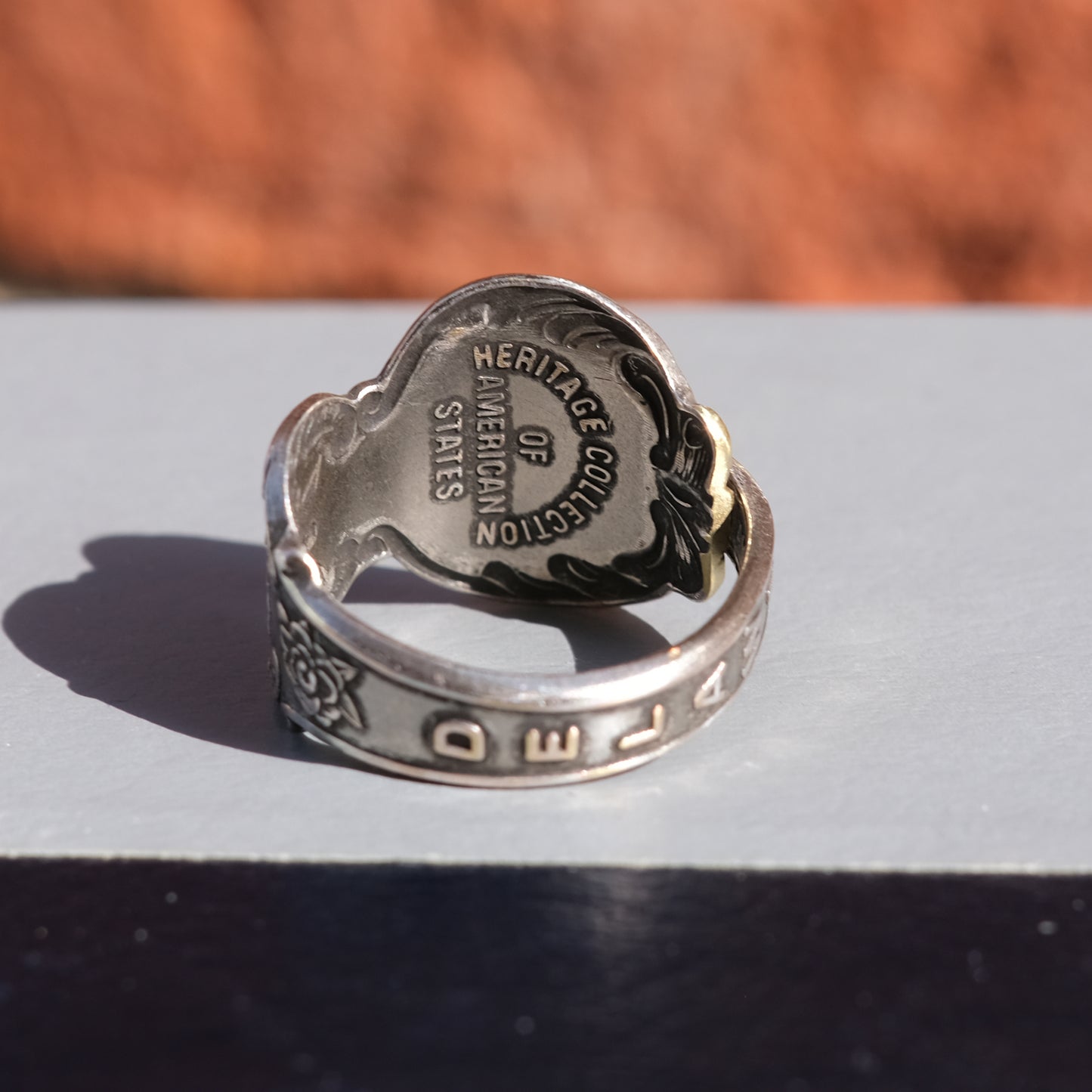 Delaware 1787 Souvenir Spoon Ring