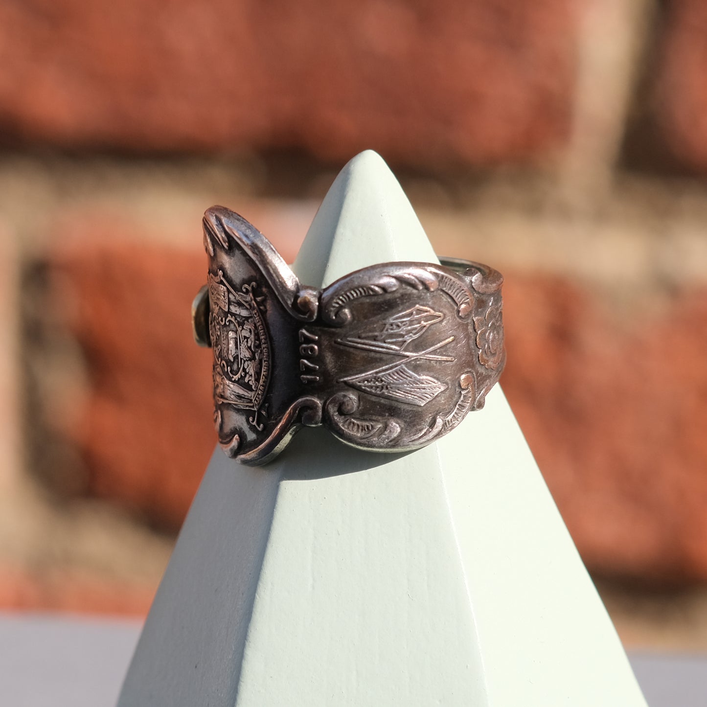Delaware 1787 Souvenir Spoon Ring