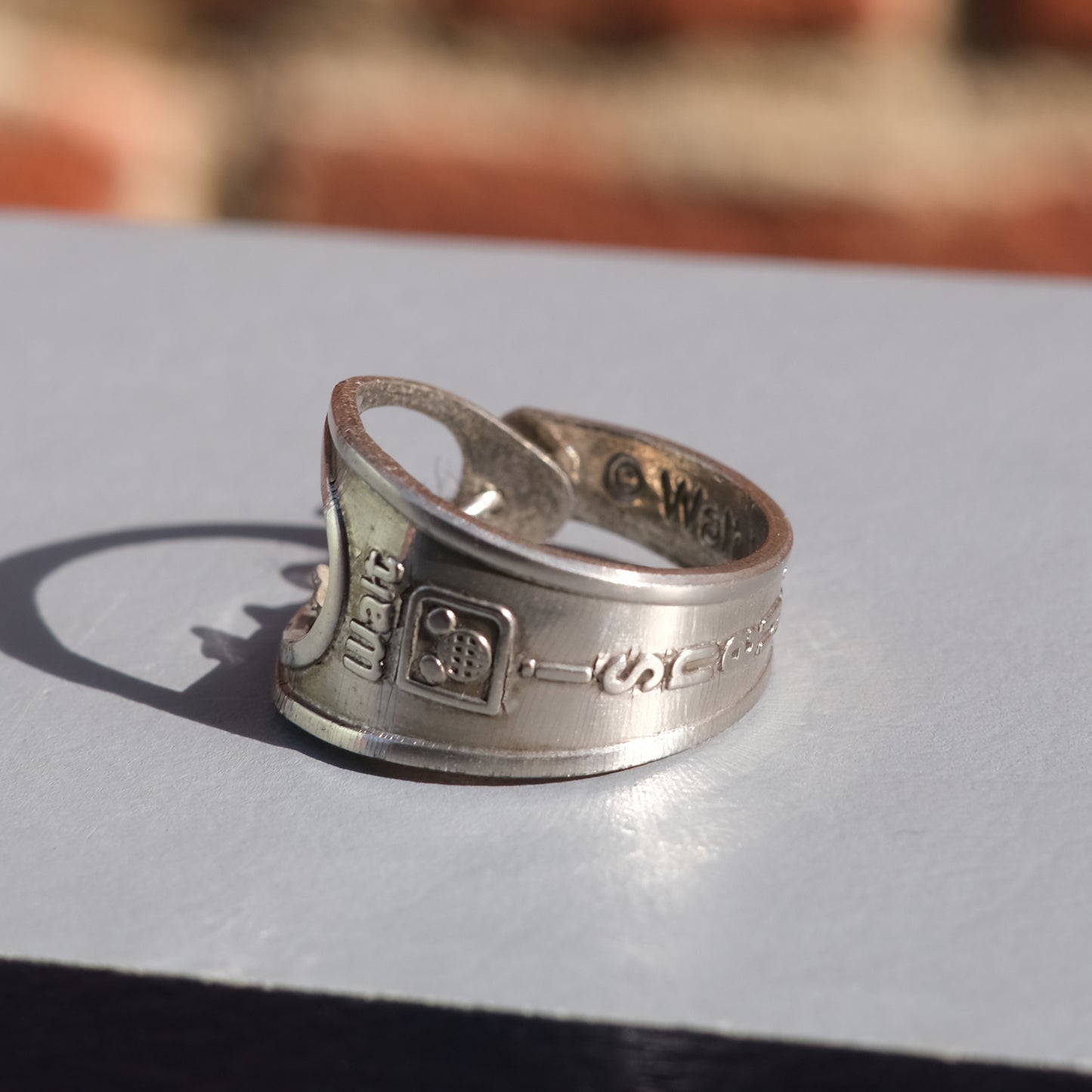 Disney World Souvenir Spoon Ring