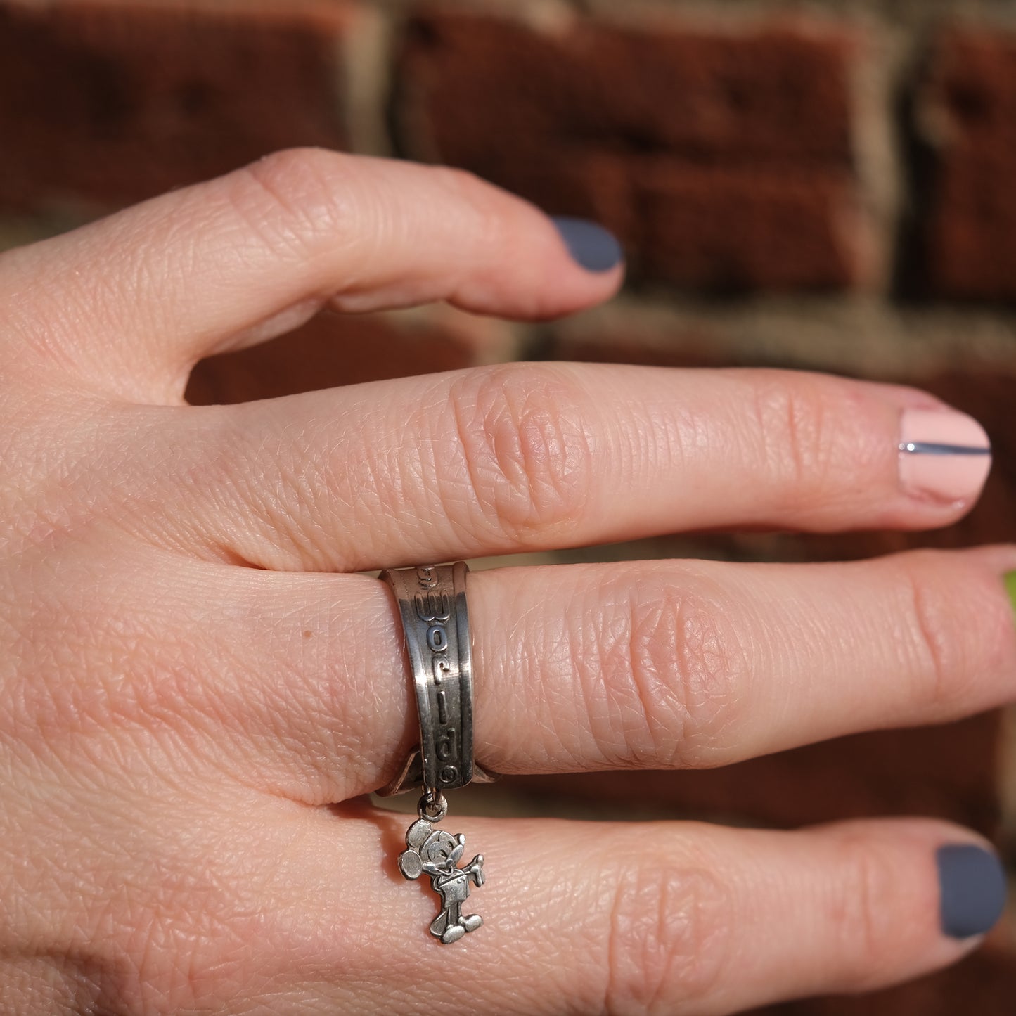 Disney World Souvenir Spoon Ring