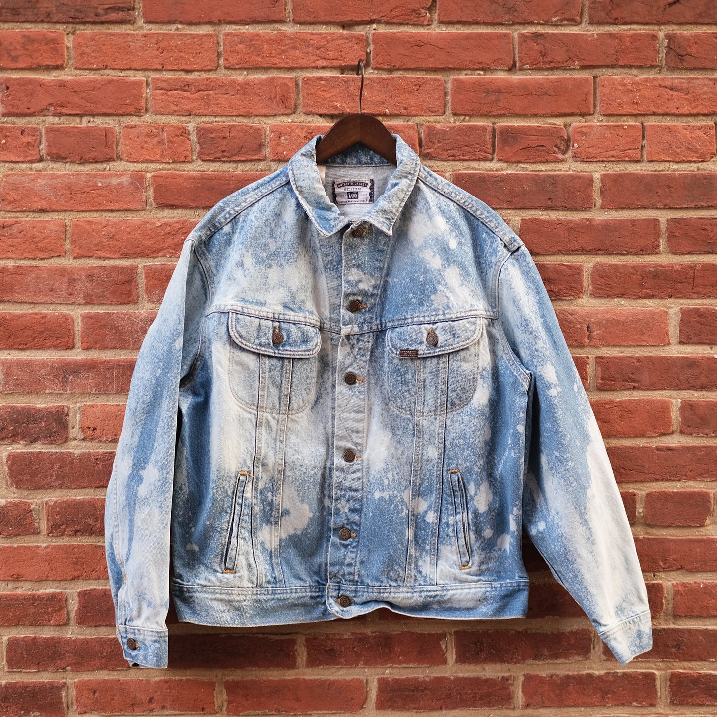 Galaxy Bleached Lee Denim Jacket