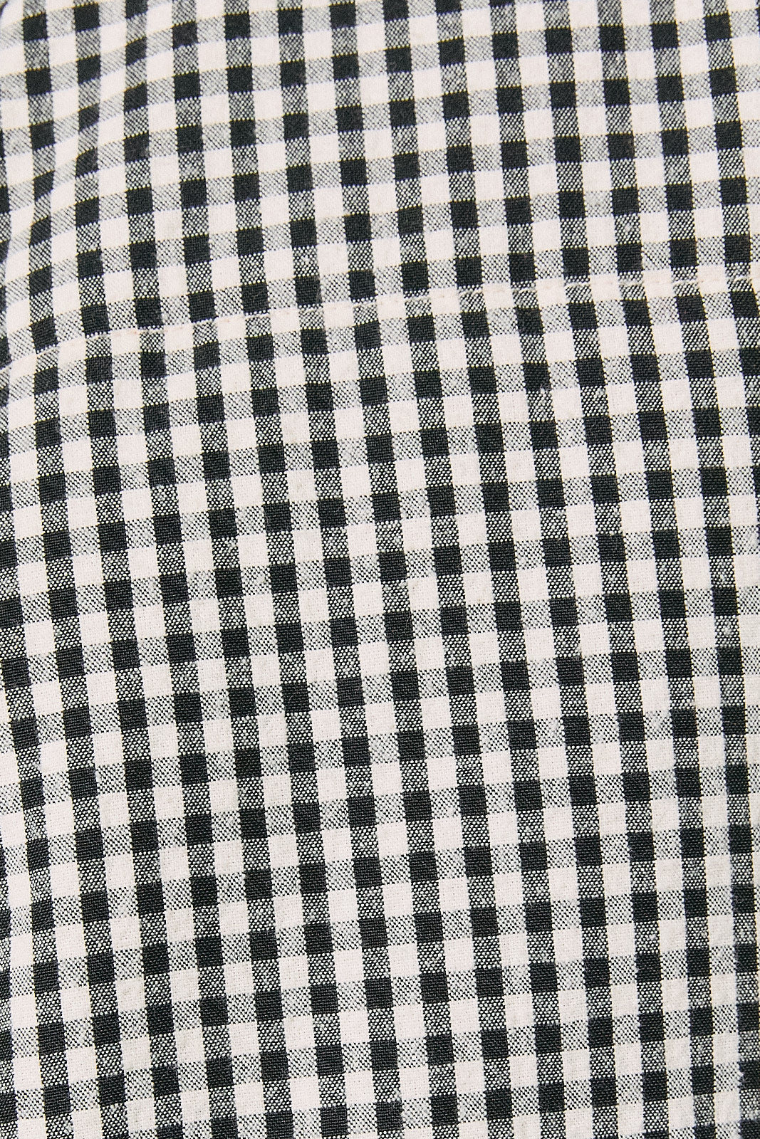 Gingham Check Quilted Puffer Jacket