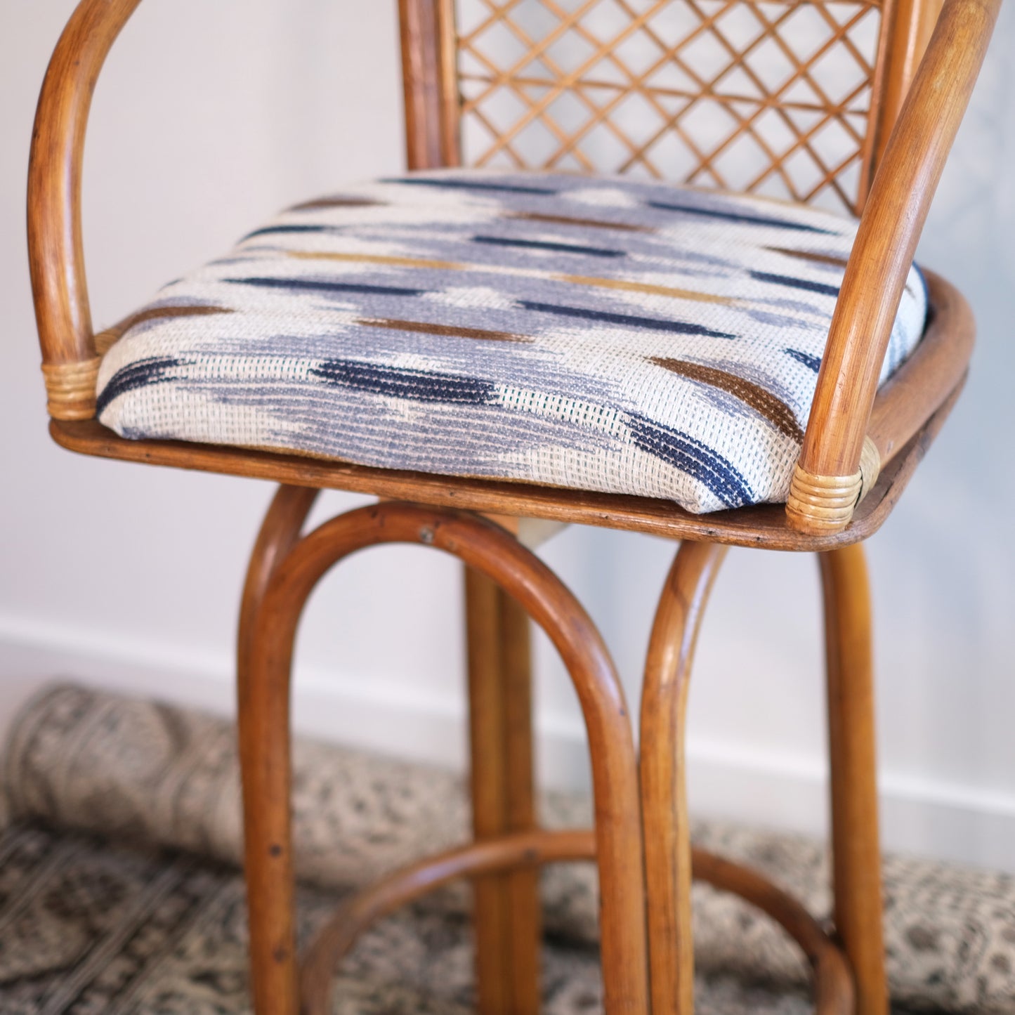 Natural Bamboo Barstool