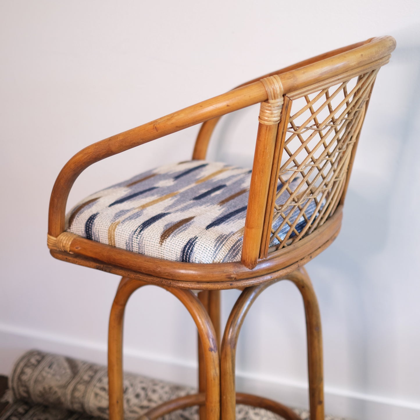Natural Bamboo Barstool