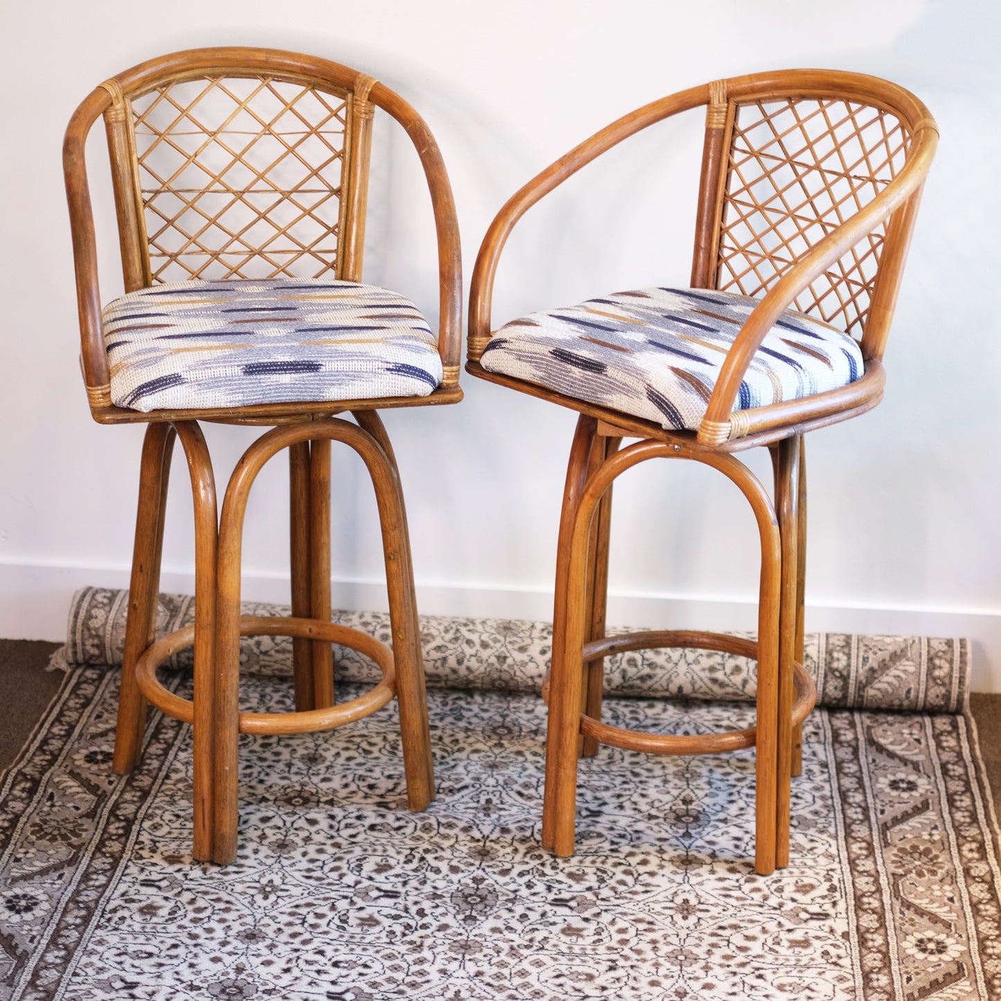 Natural Bamboo Barstool