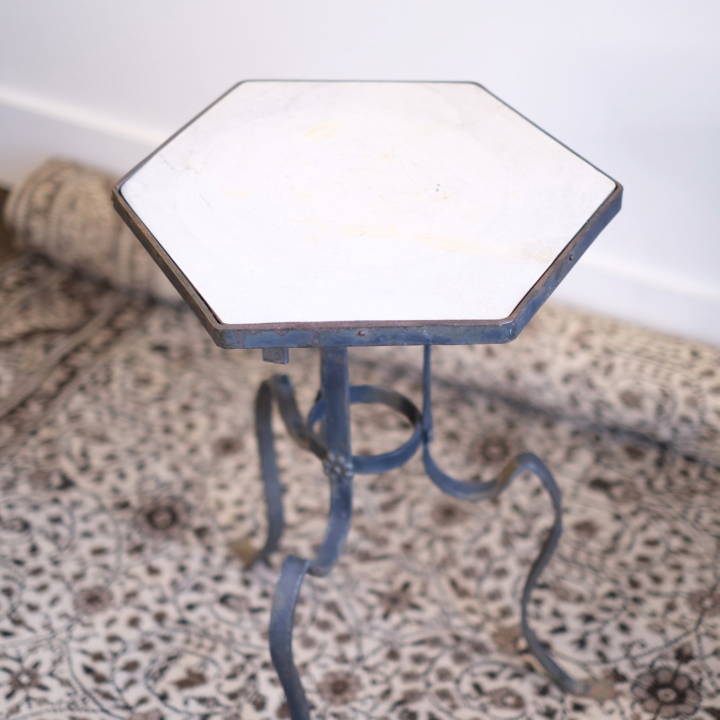 Octagon Iron Plant Stand