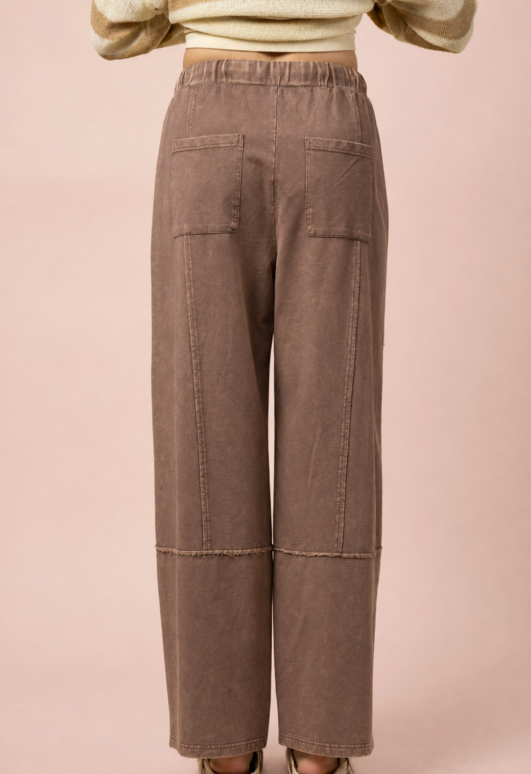 Mineral Washed Casual Comfy Pants