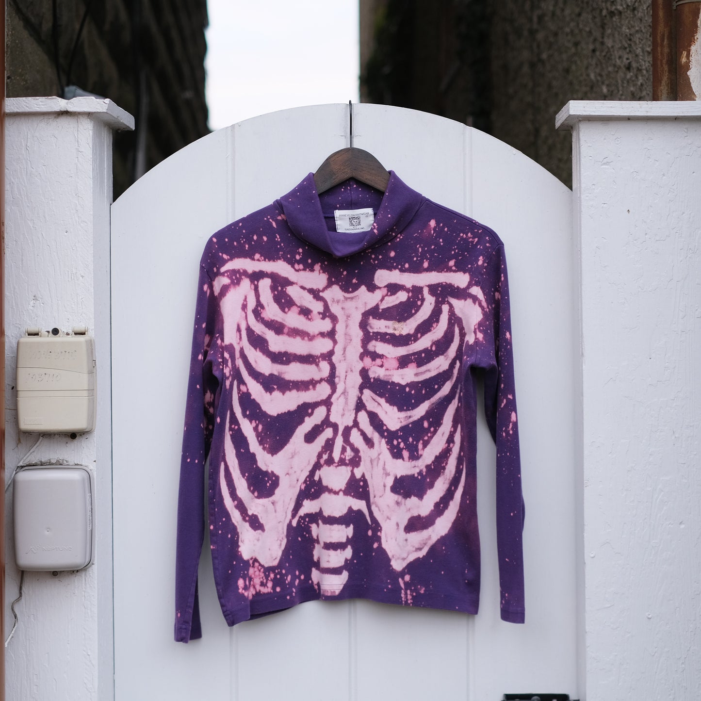 Show Me Your Bones Purple Turtleneck