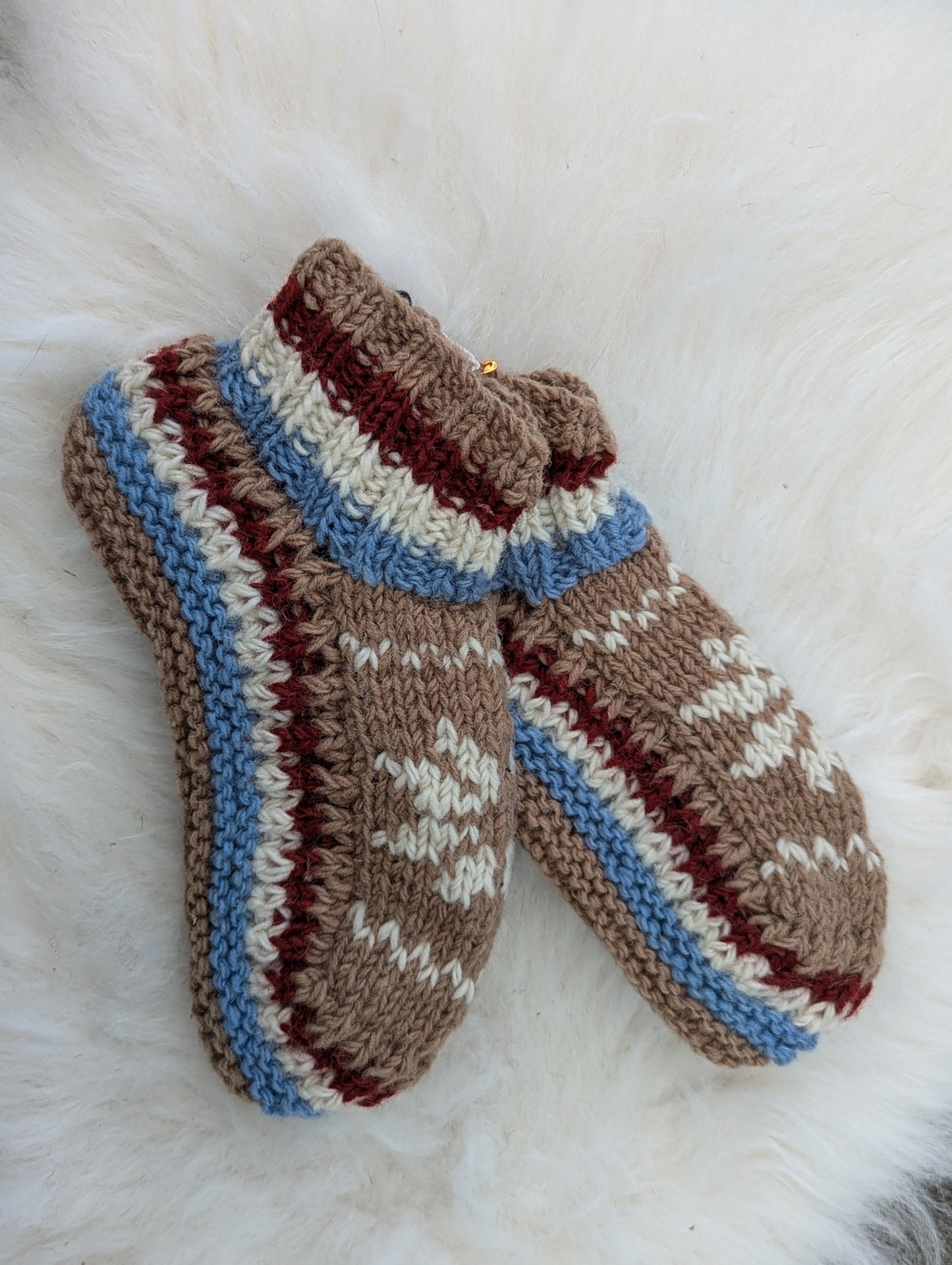 Snowflake Wool Slipper