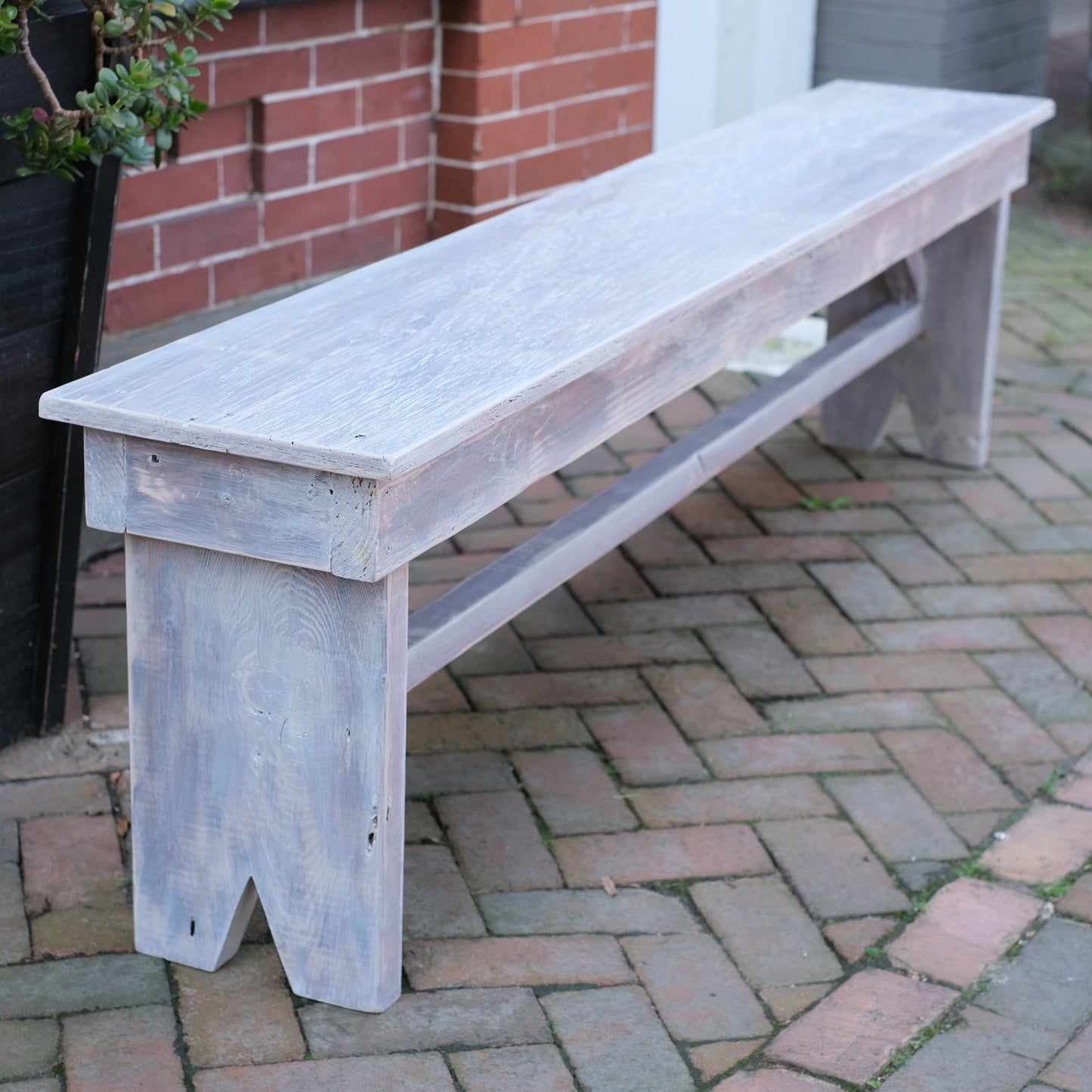 Solid Farmhouse Bench