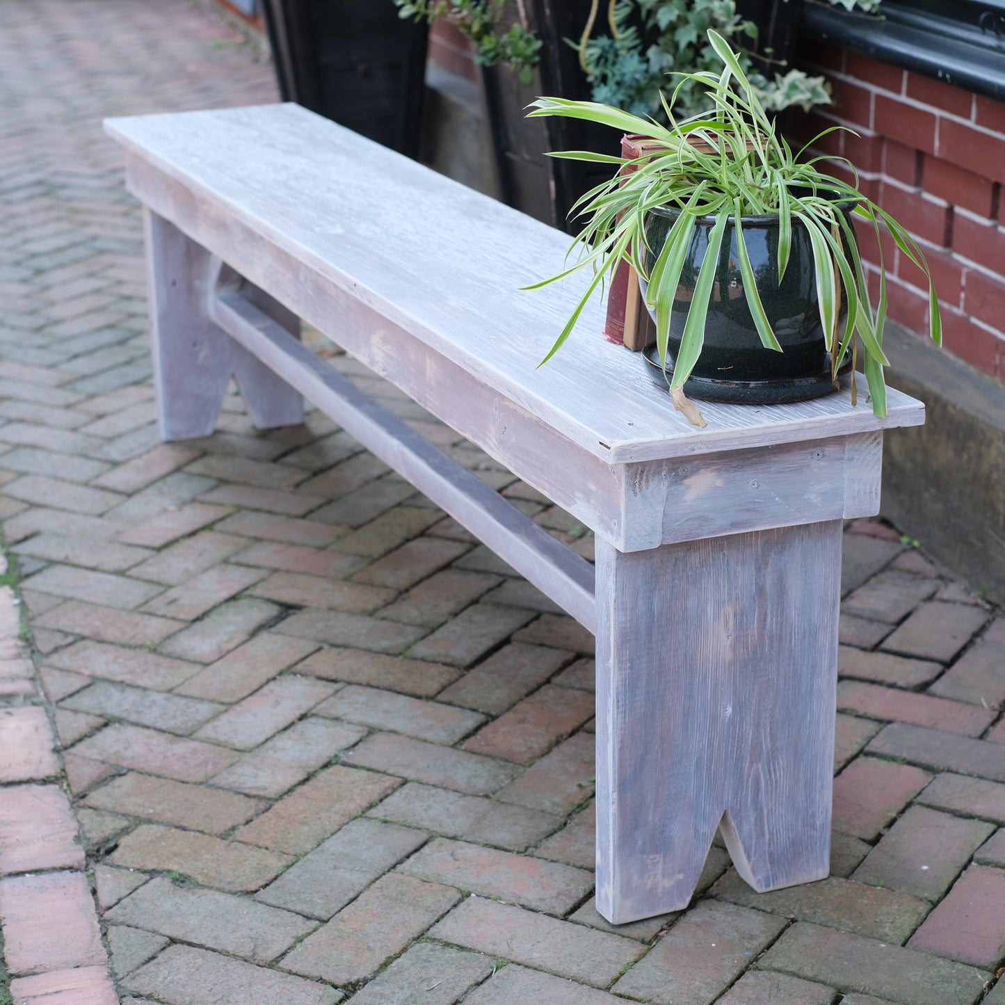 Solid Farmhouse Bench