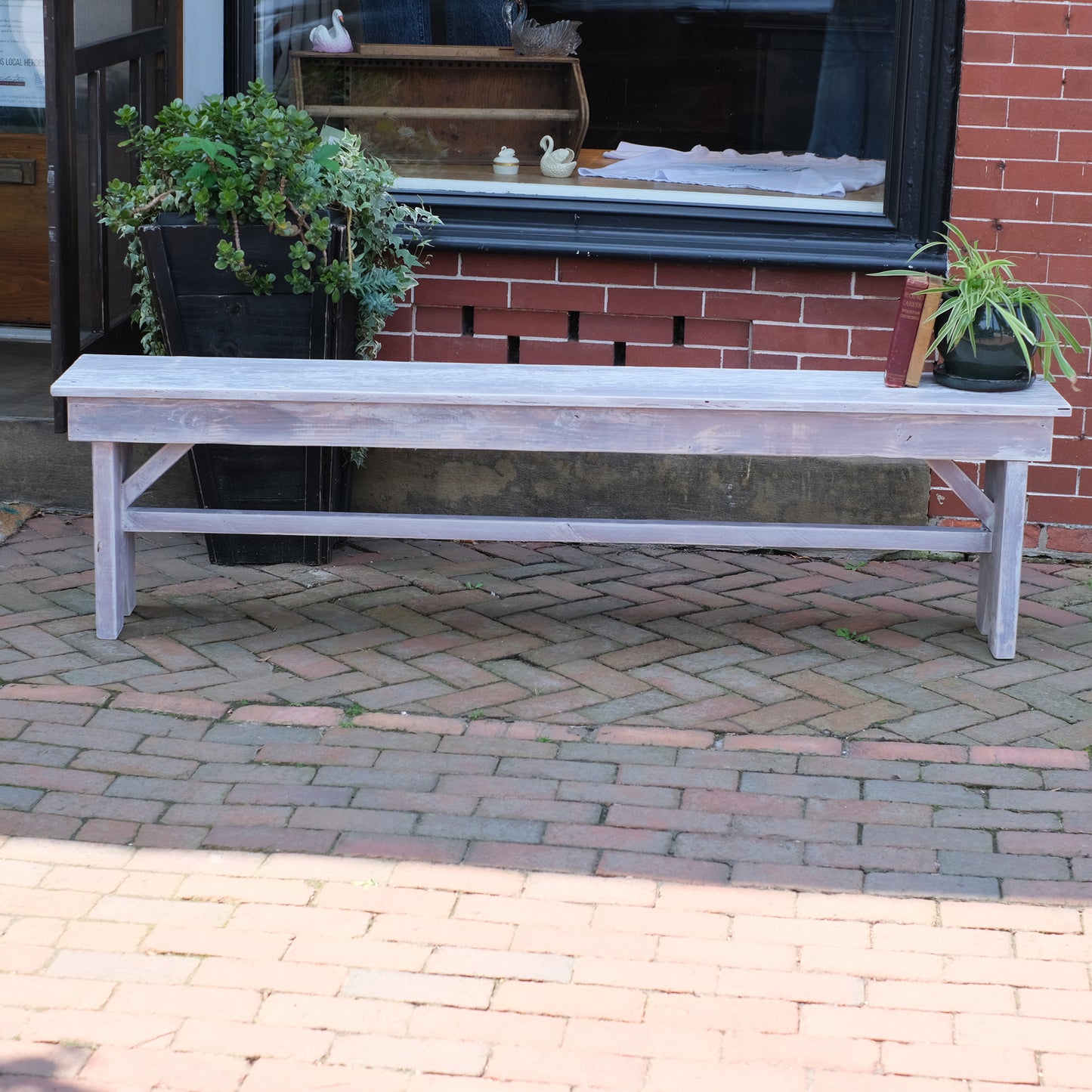 Solid Farmhouse Bench