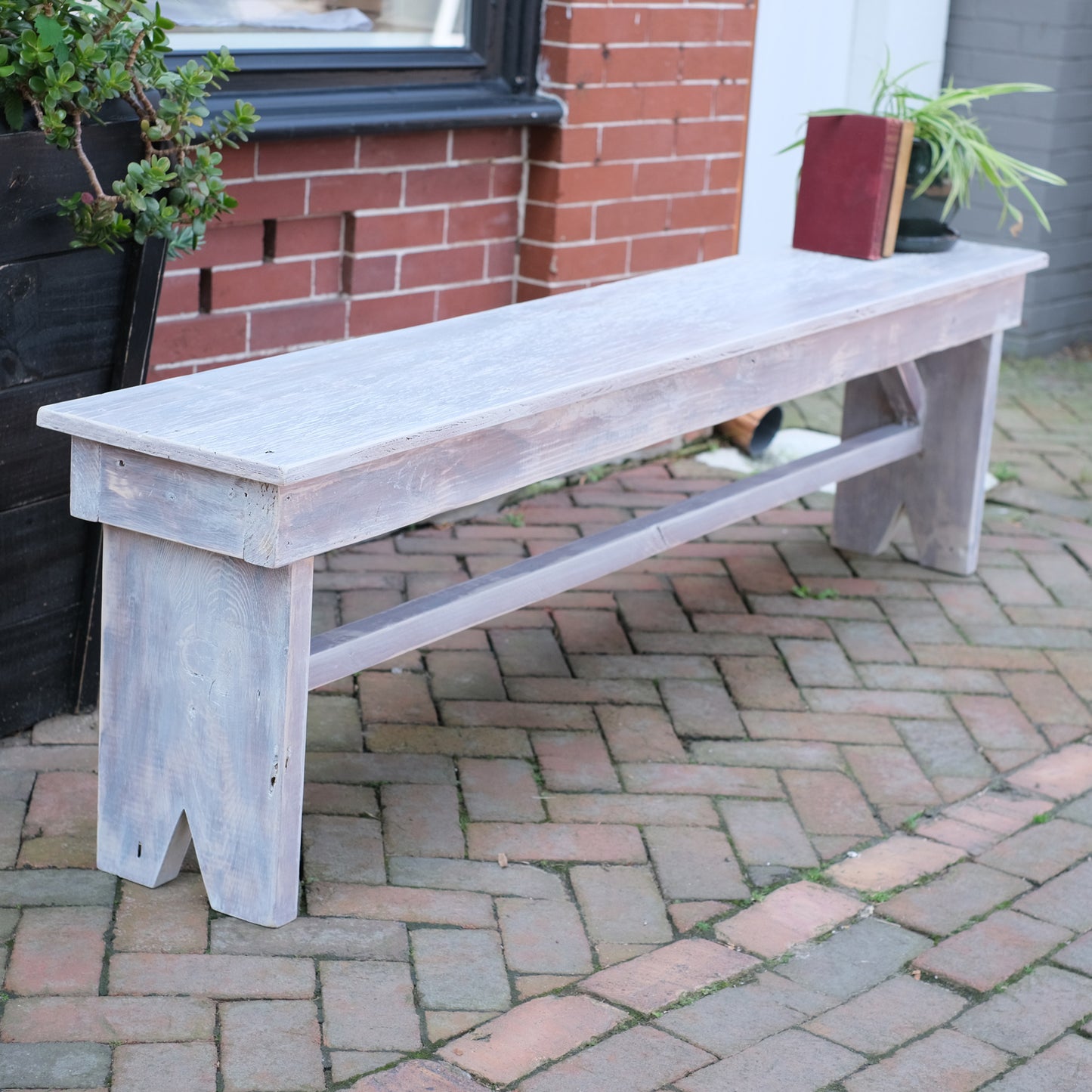 Solid Farmhouse Bench