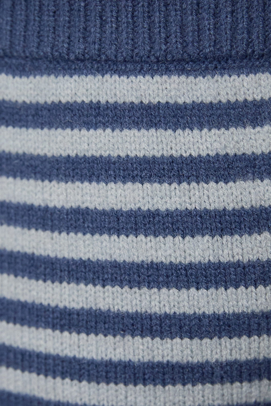Striped Mid Rise Drawstring Sweater Wide Leg Pants