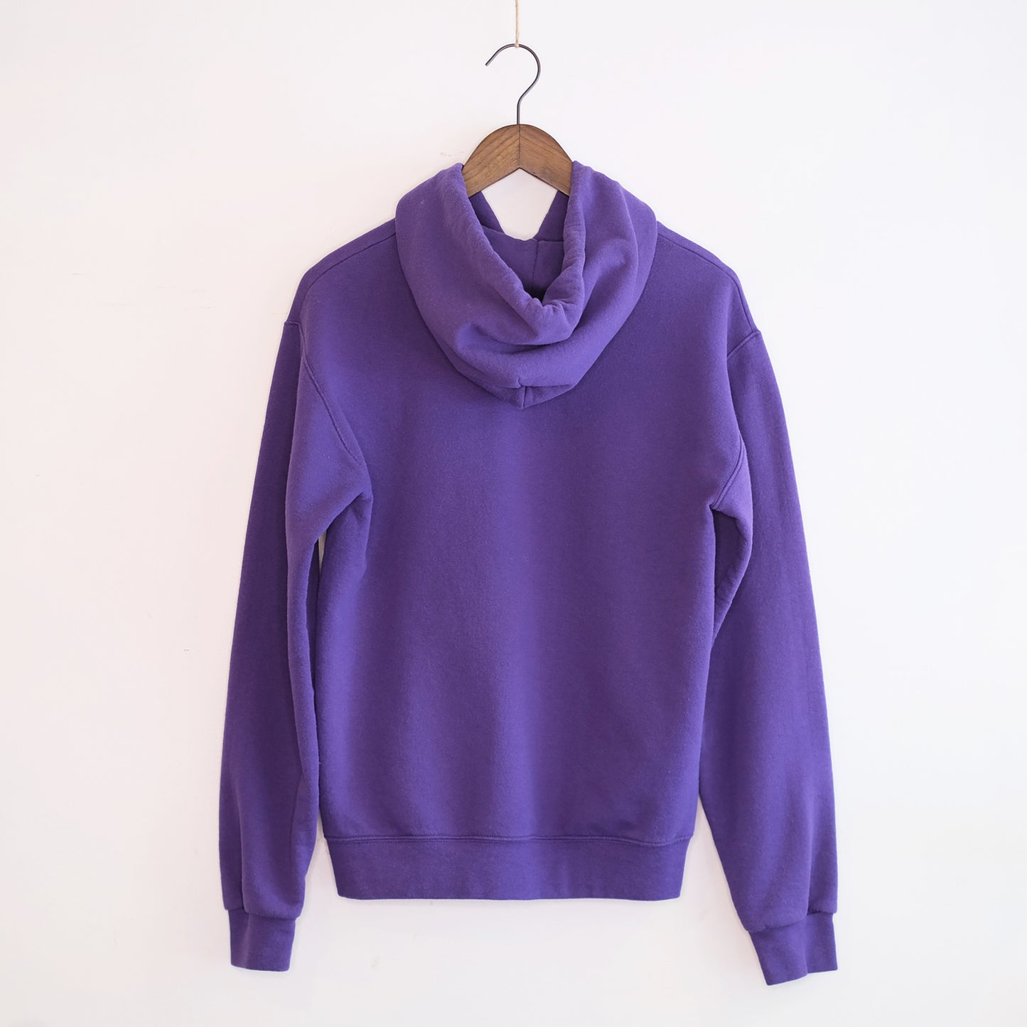 hand drawn sullen faces hoodie - purple M
