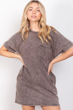 Load image into Gallery viewer, Super Soft Washed T-Shirt Dress

