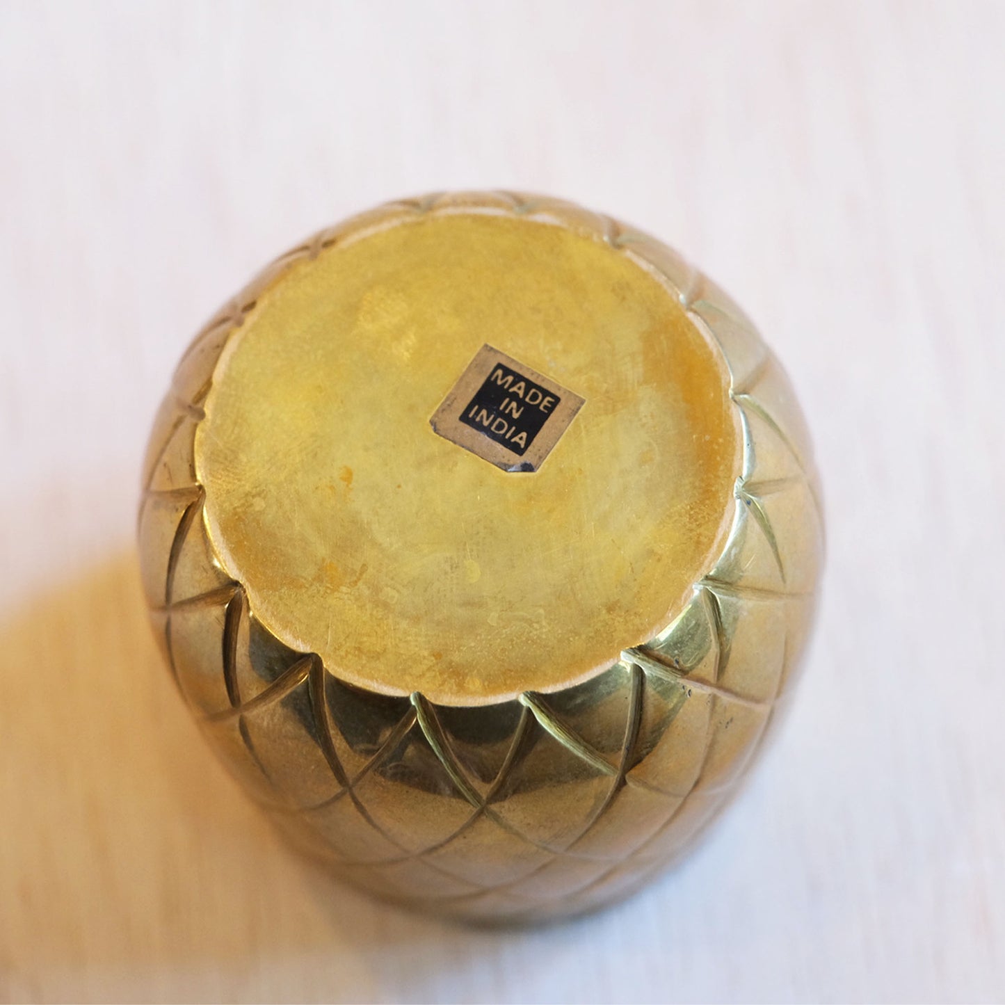 Vintage Brass Pineapple