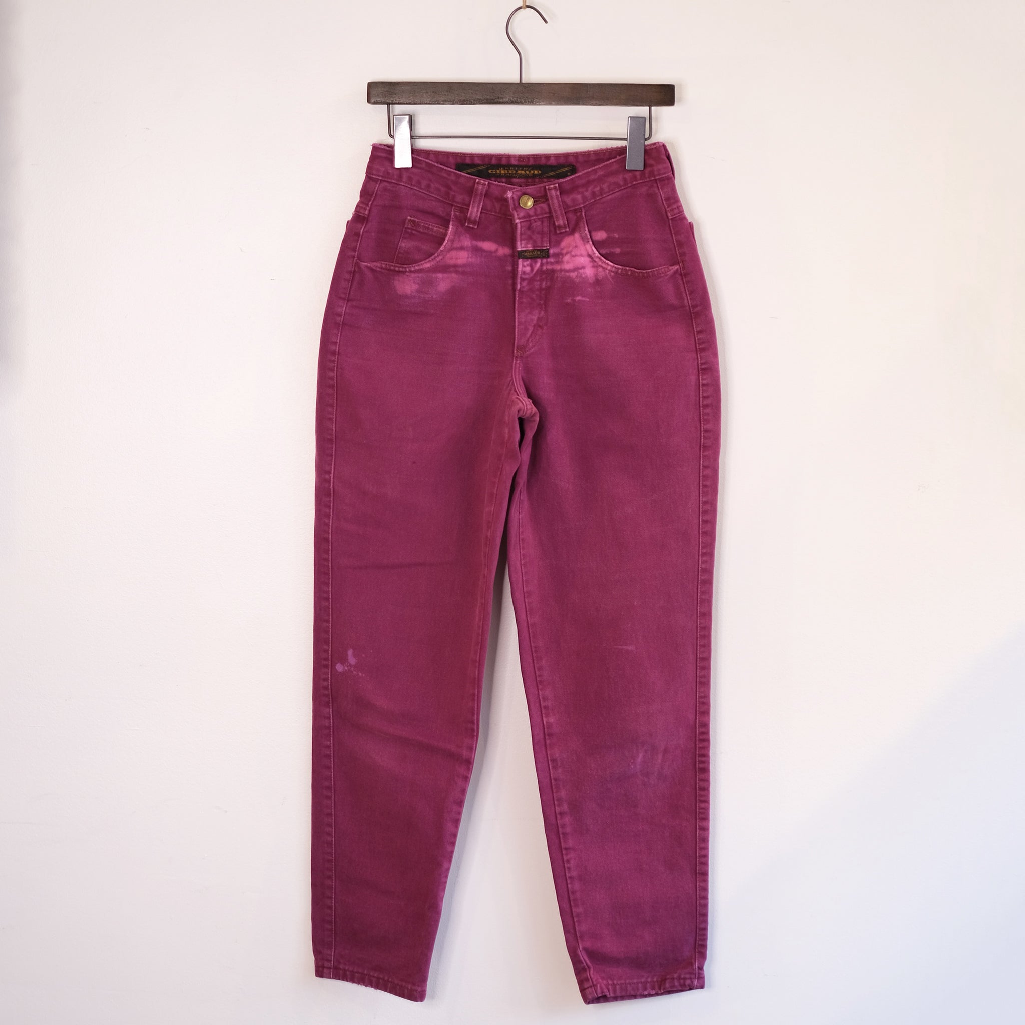 Vintage Marithe Girbaud Francois Magenta Jeans