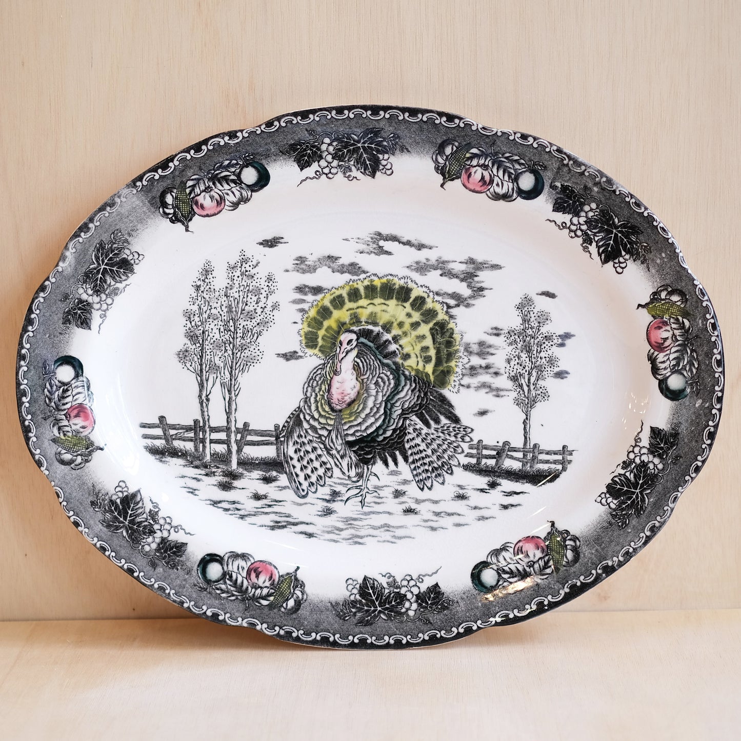 Vintage Turkey Platter