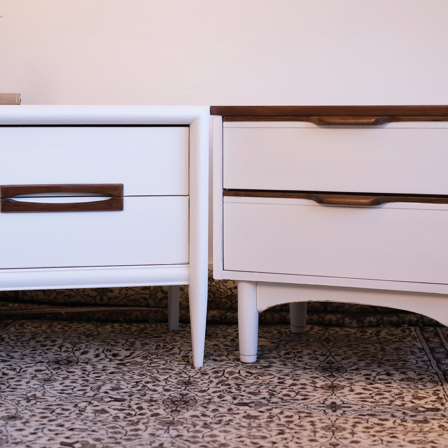 White MCM Nightstand