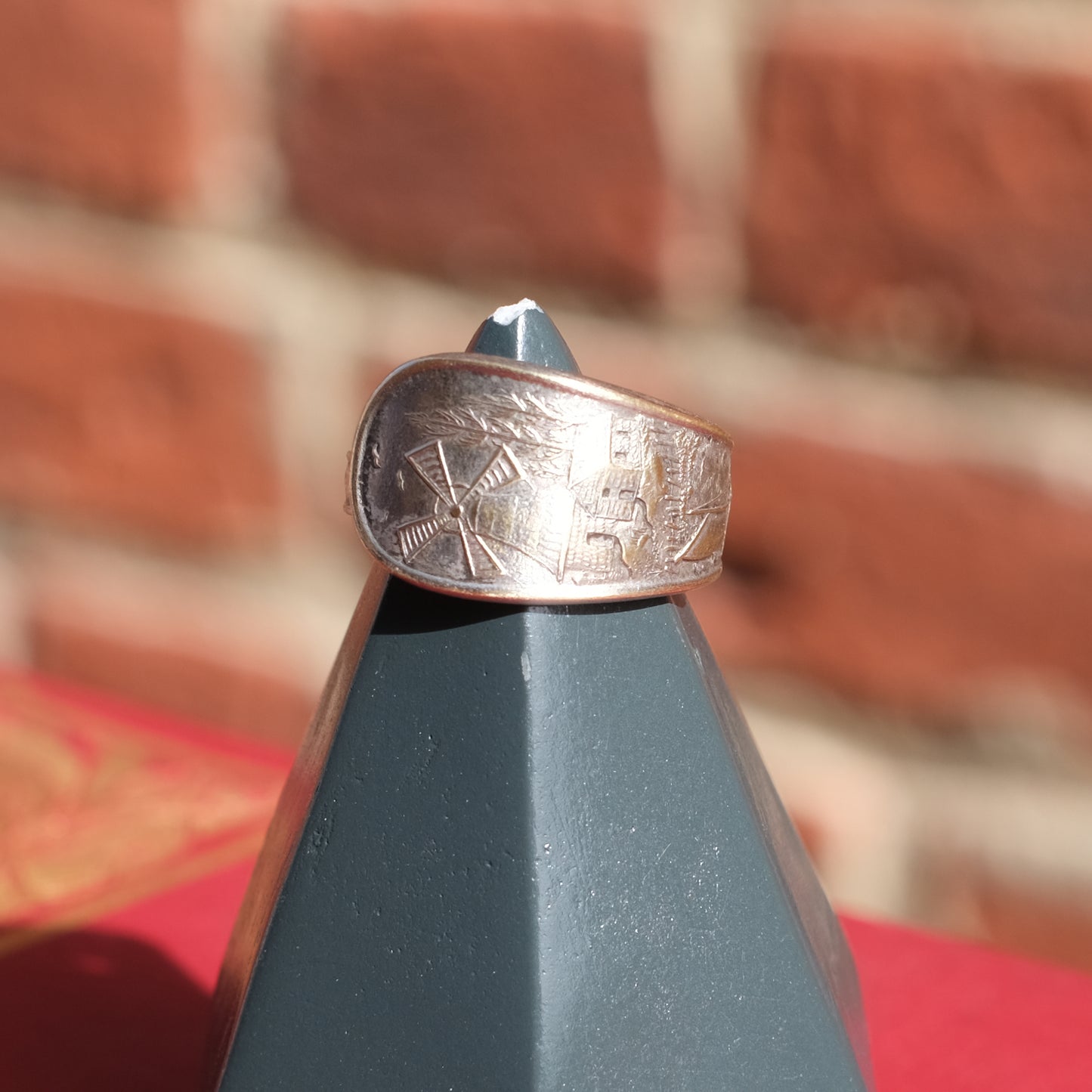 Windmill Souvenir Spoon Ring