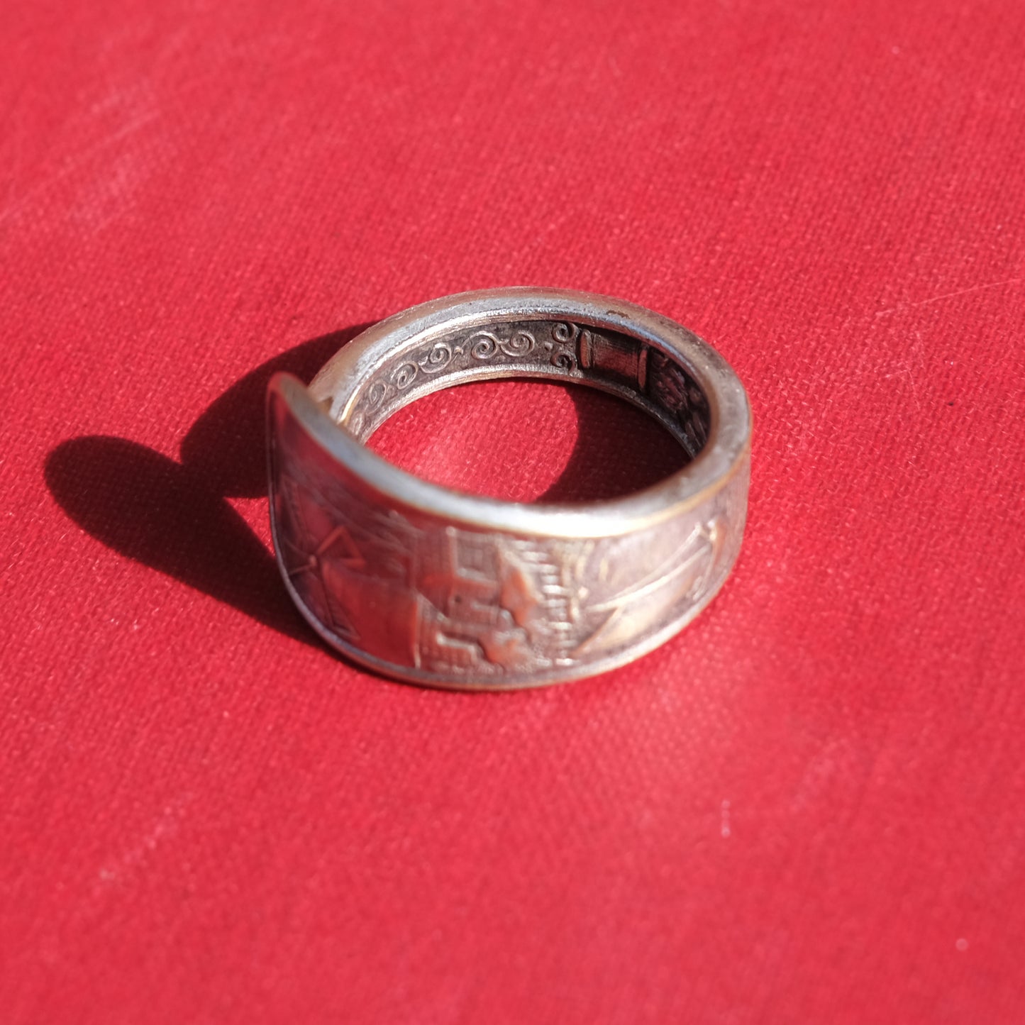 Windmill Souvenir Spoon Ring