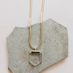 Load image into Gallery viewer, Chunky Quartz Pendant Necklace
