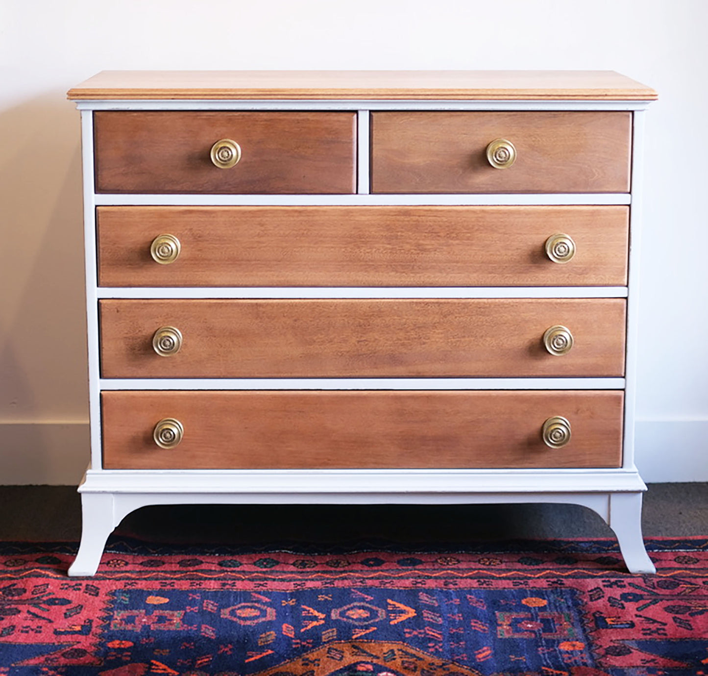 Continental Mahogany Dresser