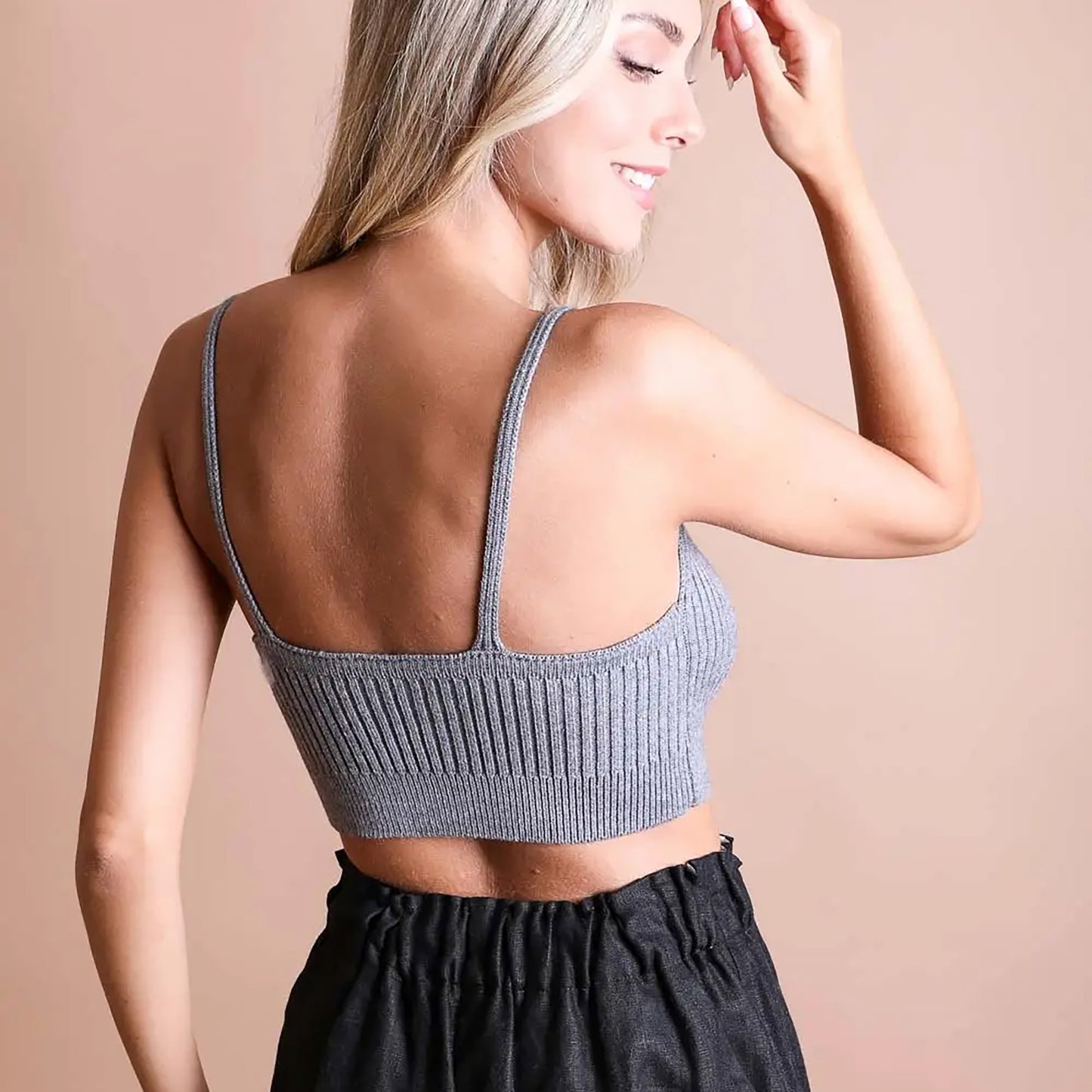 Contour Rib Knit Brami