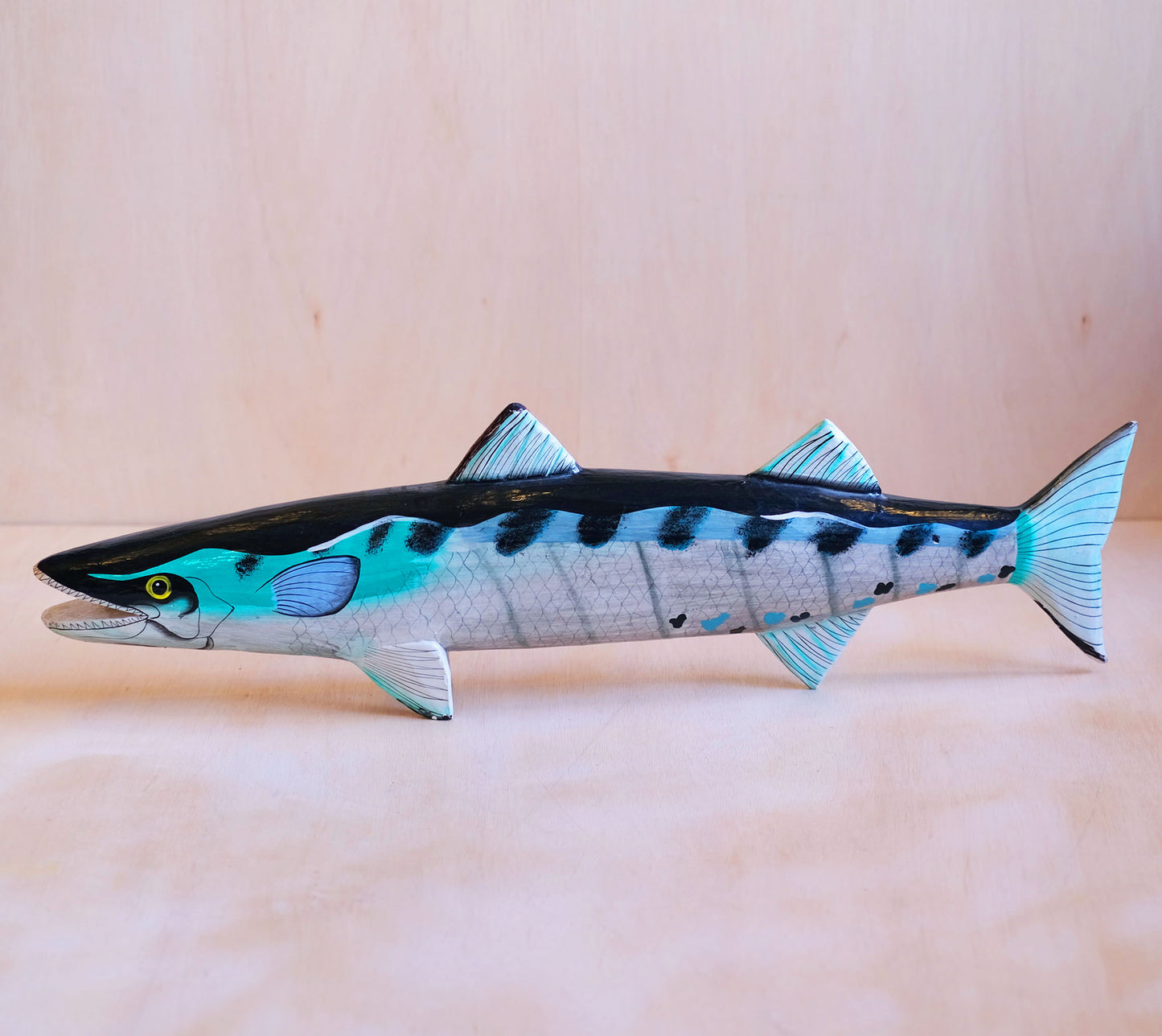 Hand Painted Carved Fish