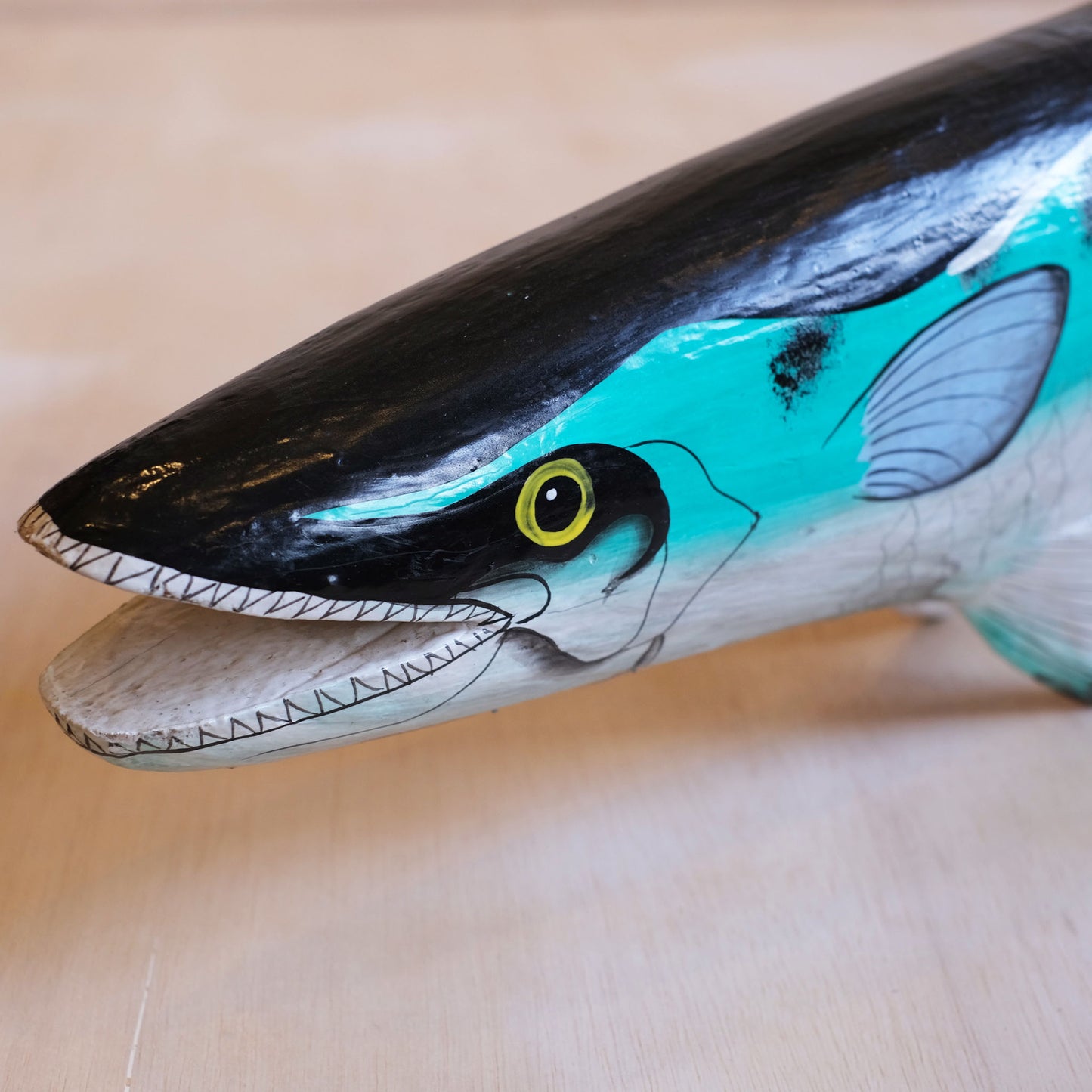 Hand Painted Carved Fish