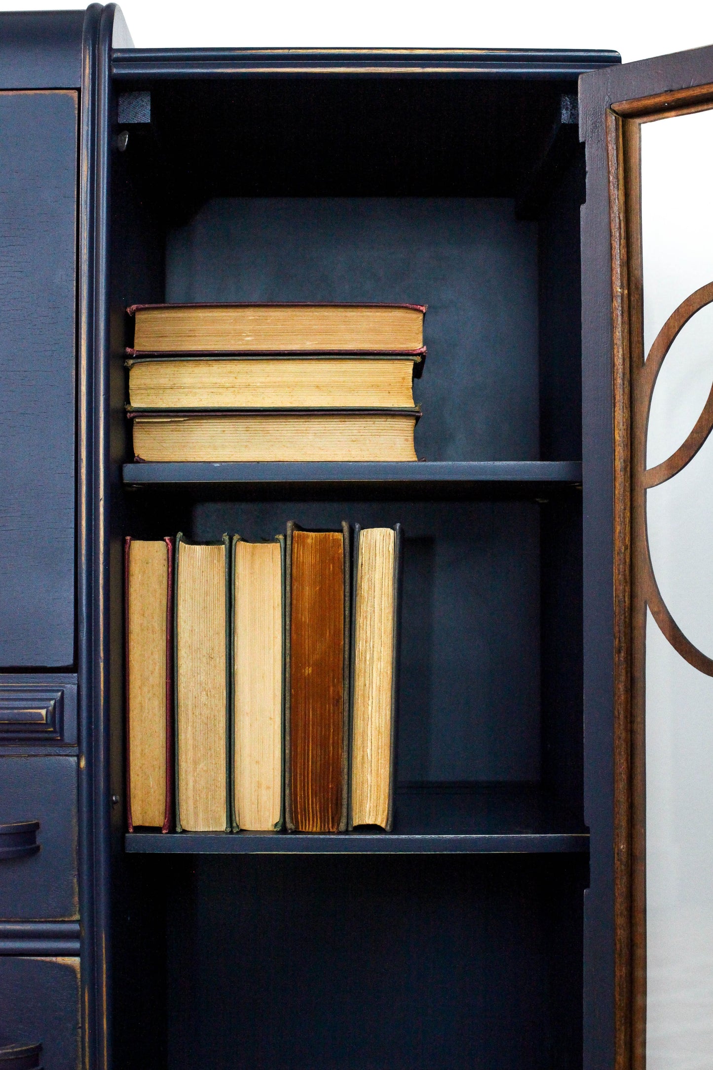 Side by Side Bookcase + Secretary