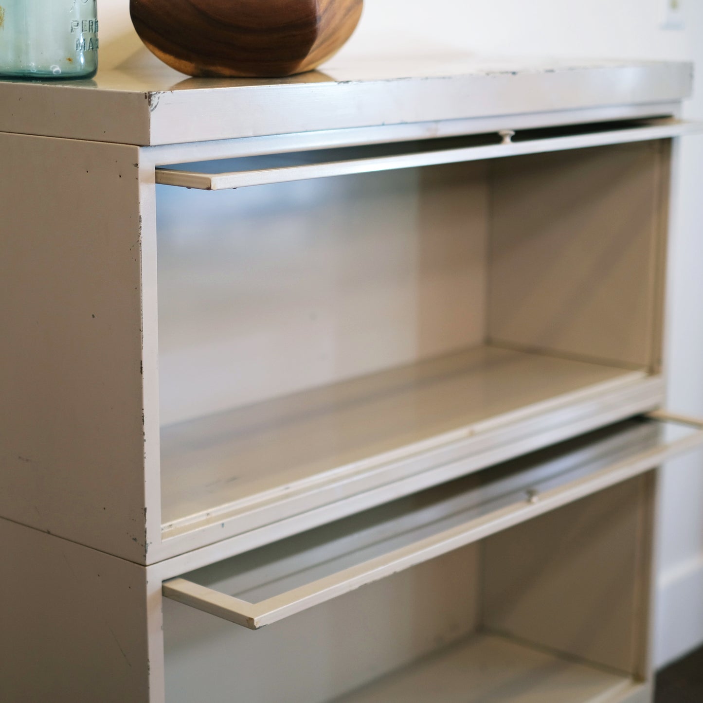 Industrial Metal Barrister's Bookcase