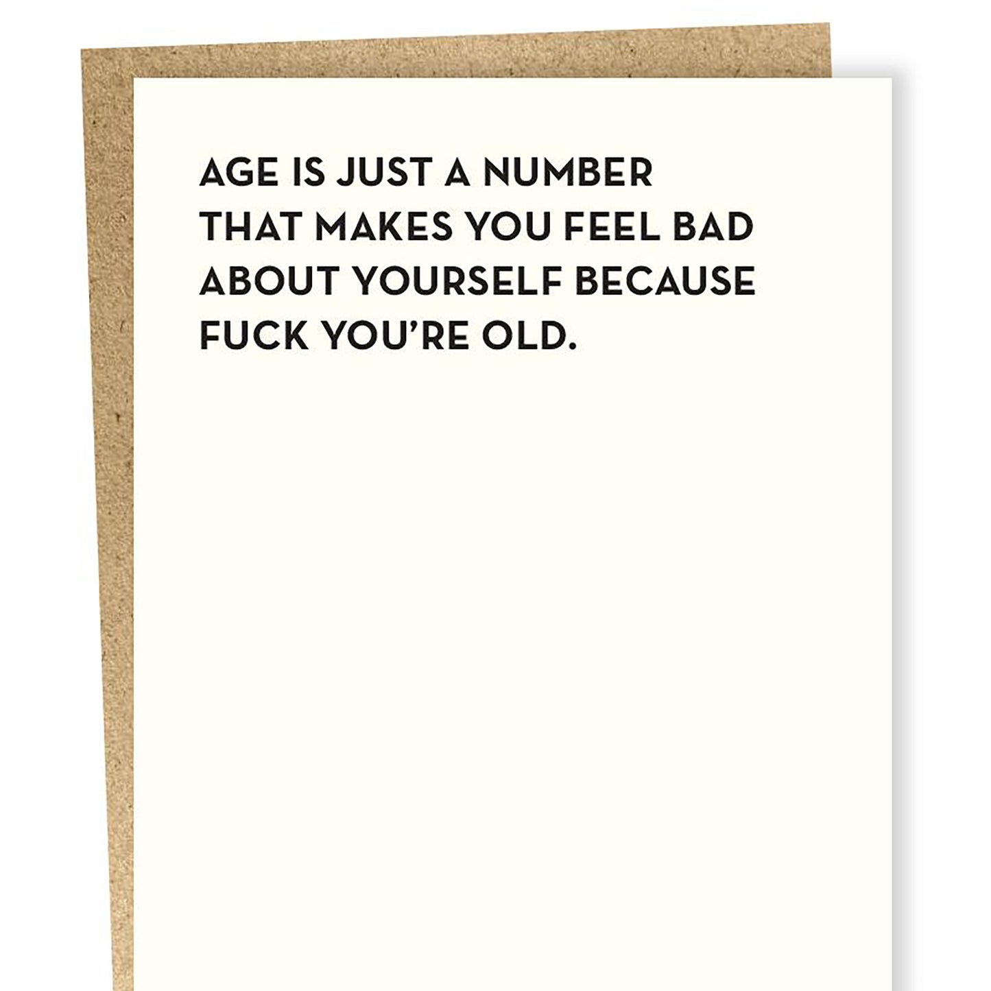 Just A Number Card