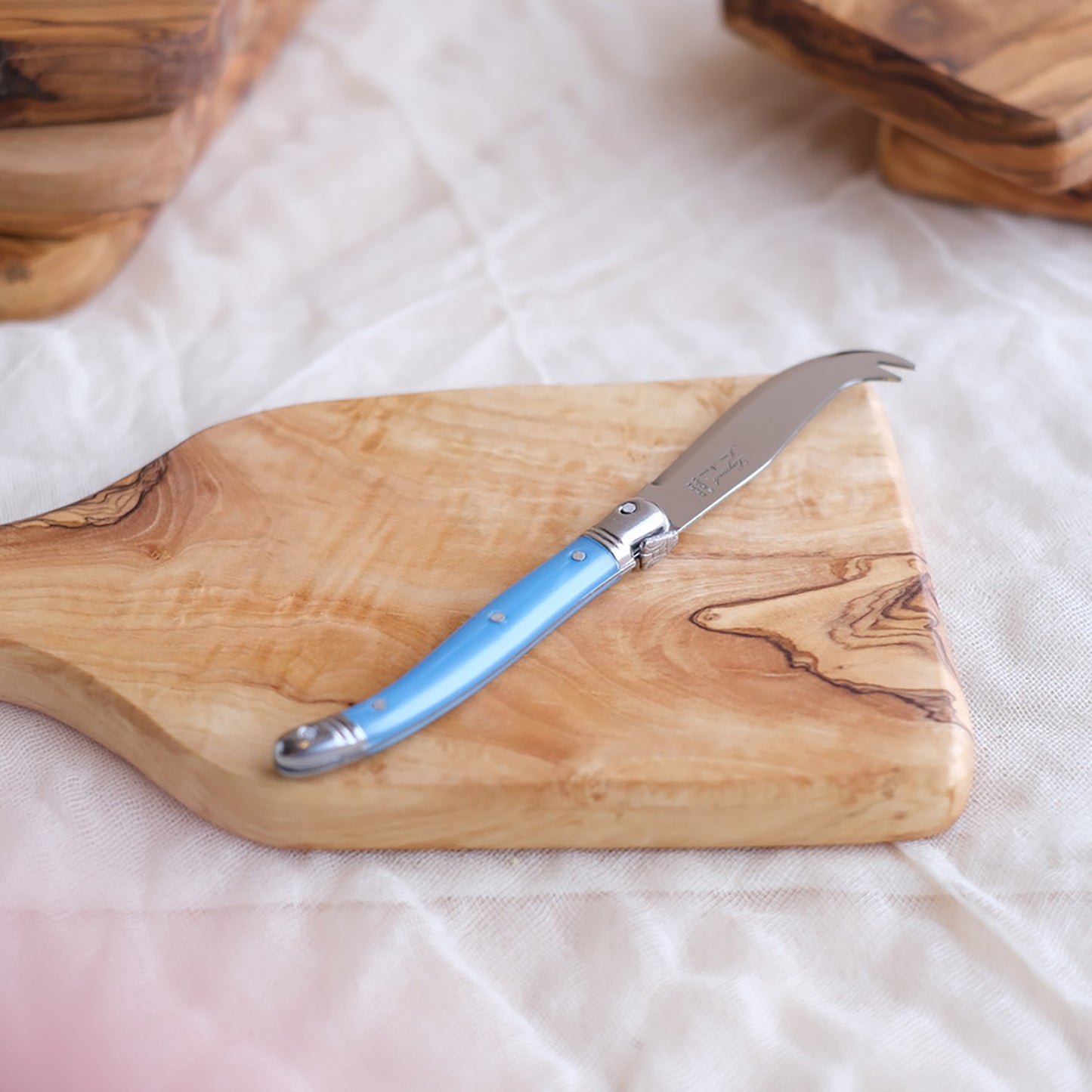 Laguiole Rainbow Mini Cheese Knives