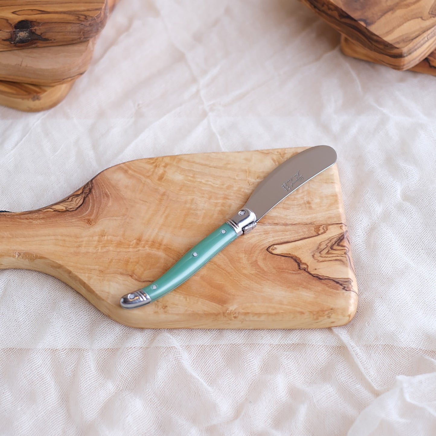 Laguiole Rainbow Mini Cheese Knives