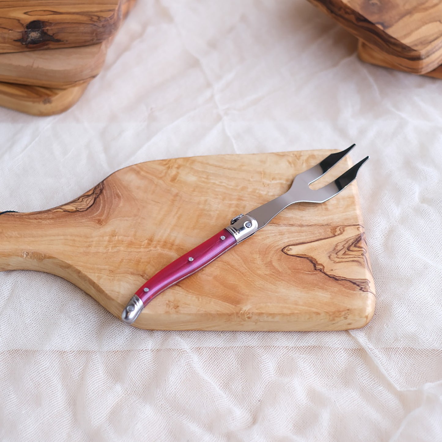 Laguiole Rainbow Mini Cheese Knives